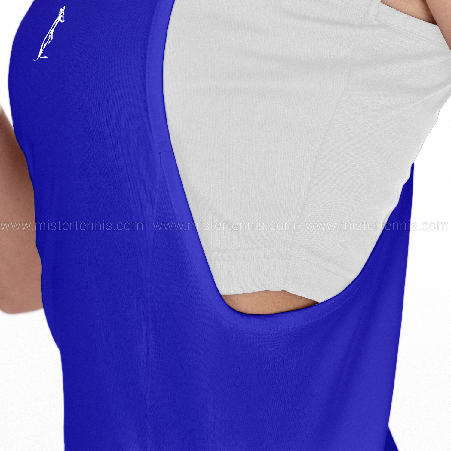 Australian Ace Color Block Top - Blu Fiordaliso