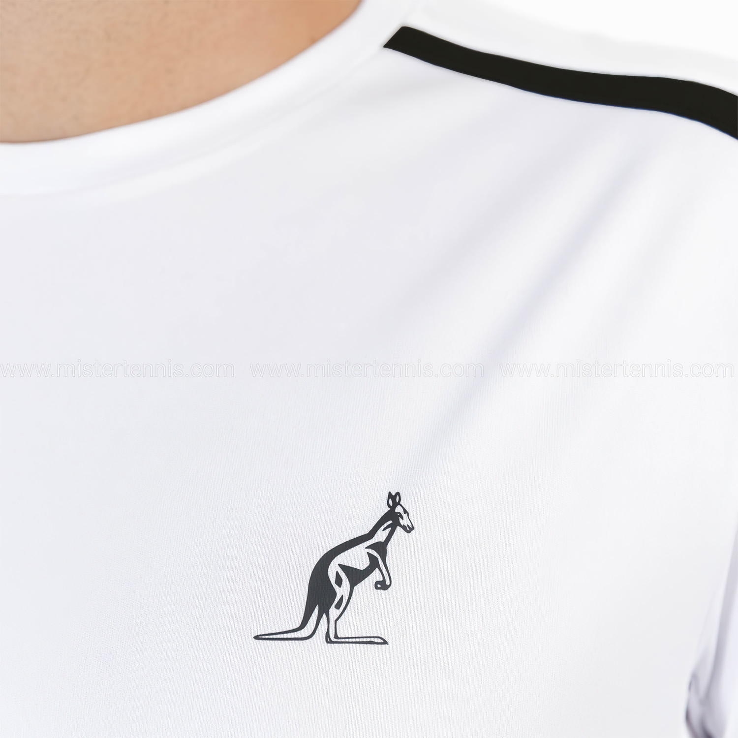 Australian Ace T-Shirt - Bianco/Nero