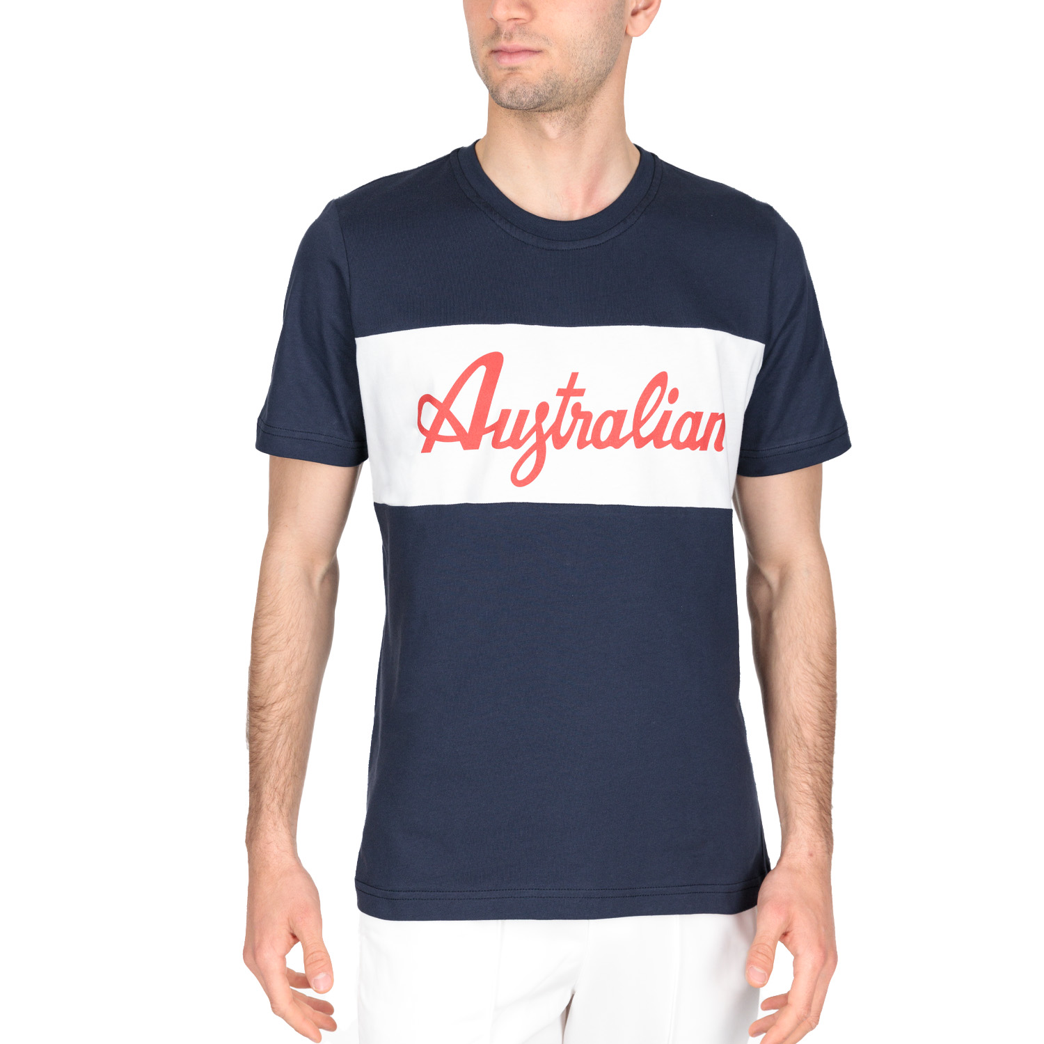 Australian Print T-Shirt - Blu Navy