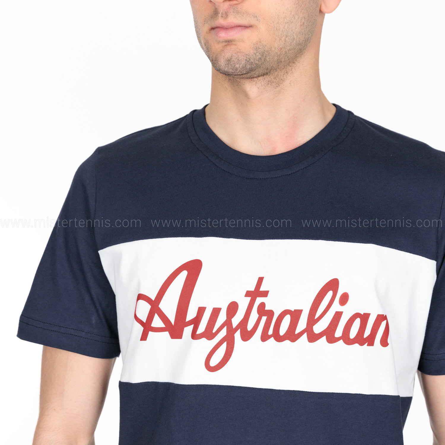 Australian Print T-Shirt - Blu Navy