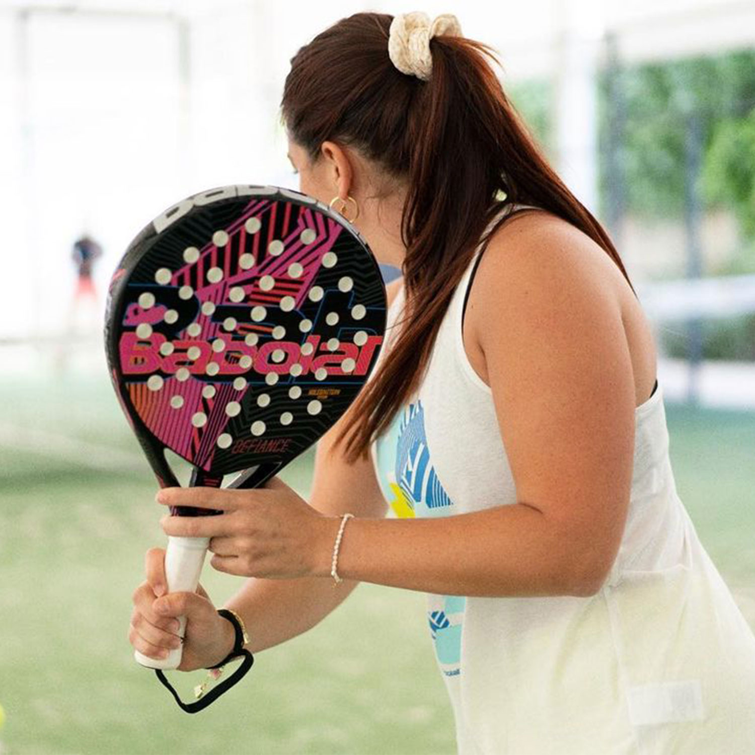 Babolat Defiance Woman Padel Racket - Black/Pink