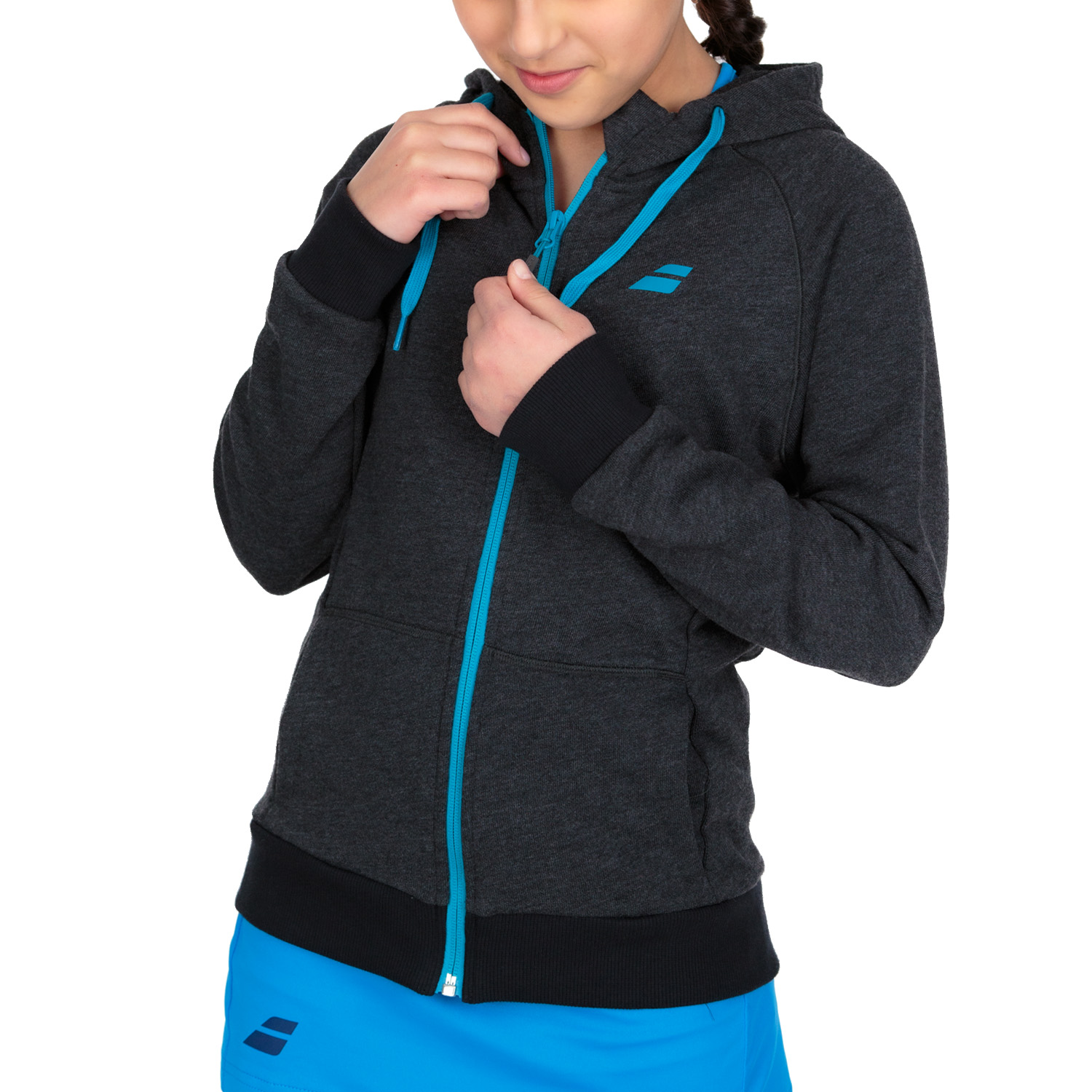 Babolat Exercise Felpa Bambina - Black Heather