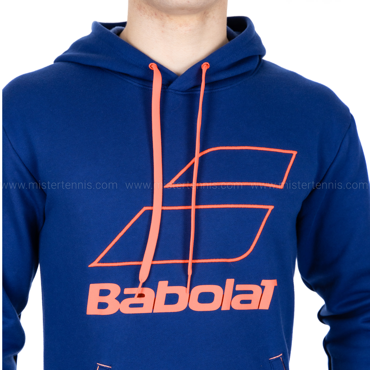 Babolat Exercise Logo Hoodie - Estate Blue