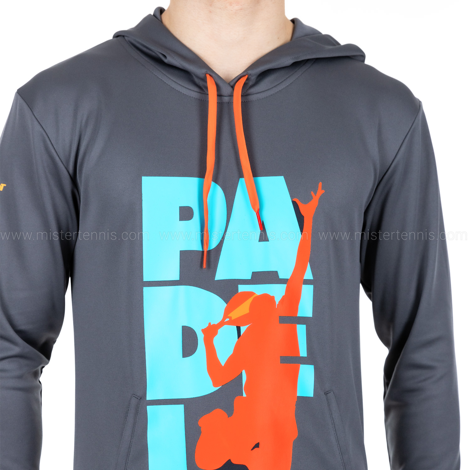 Babolat Graphic Men's Padel Hoodie - Magnet