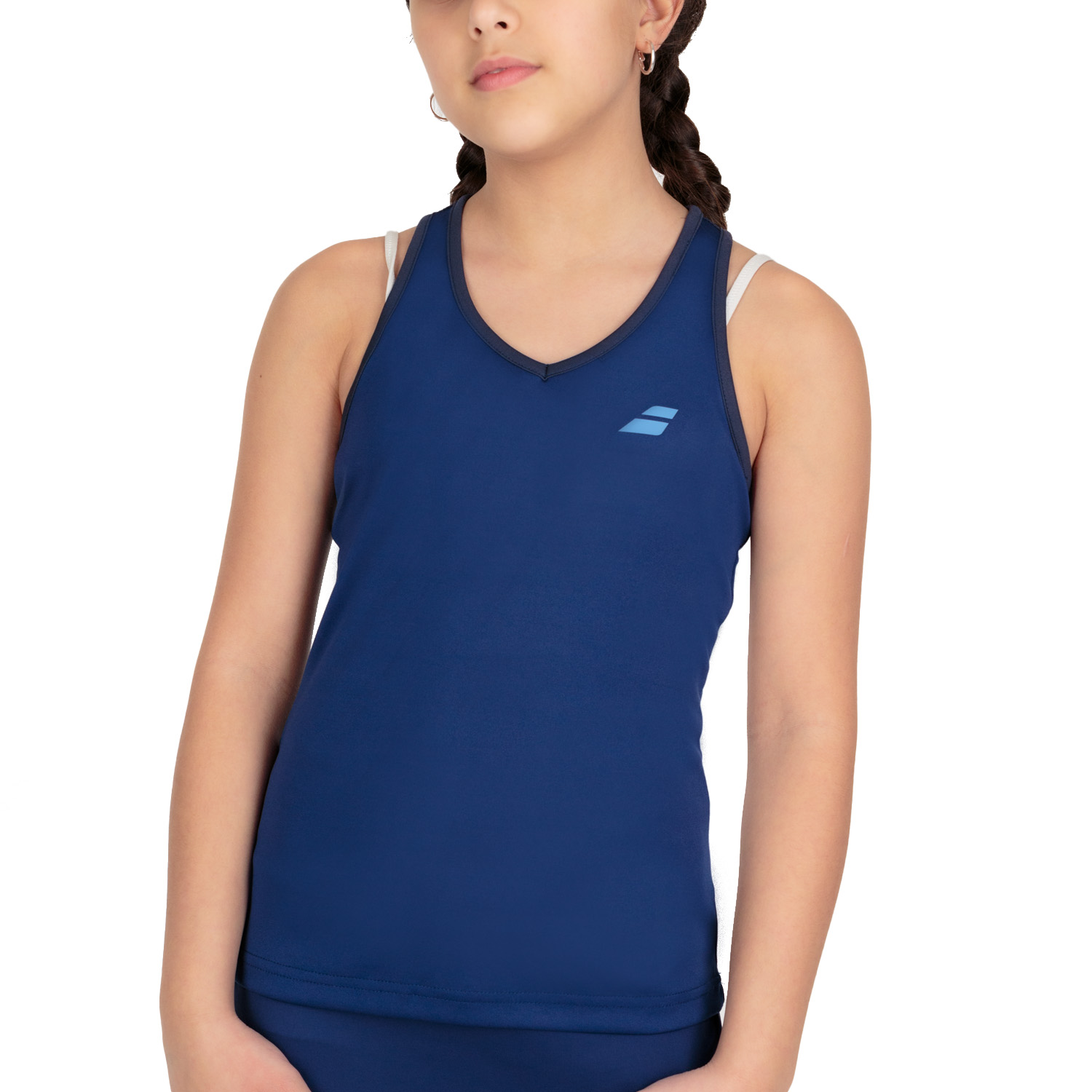 Babolat Play Canotta Bambina - Estate Blue