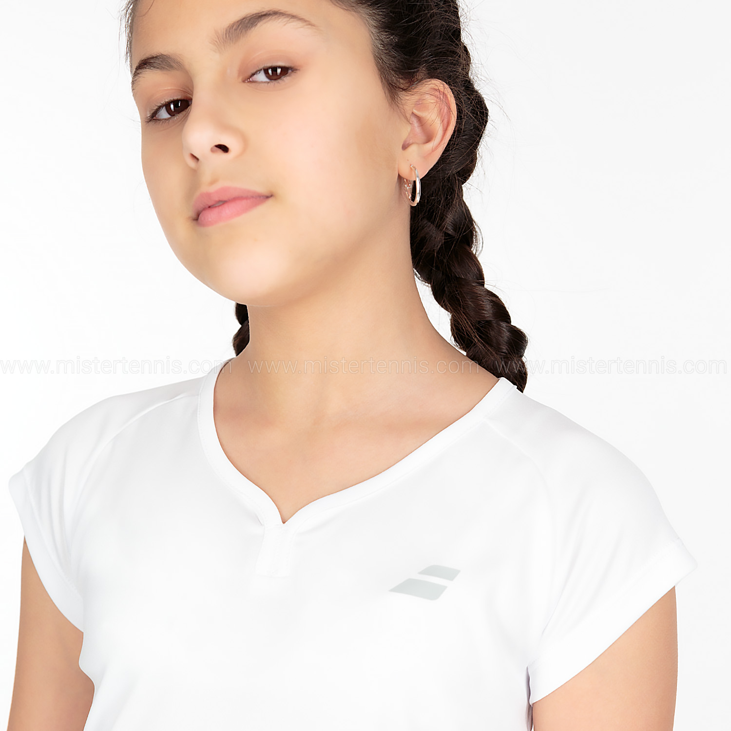 Babolat Play Cap Camiseta Niña - White