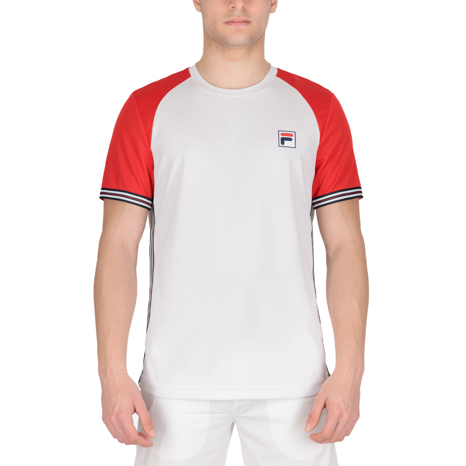 Fila Alfie Camiseta - White/Red