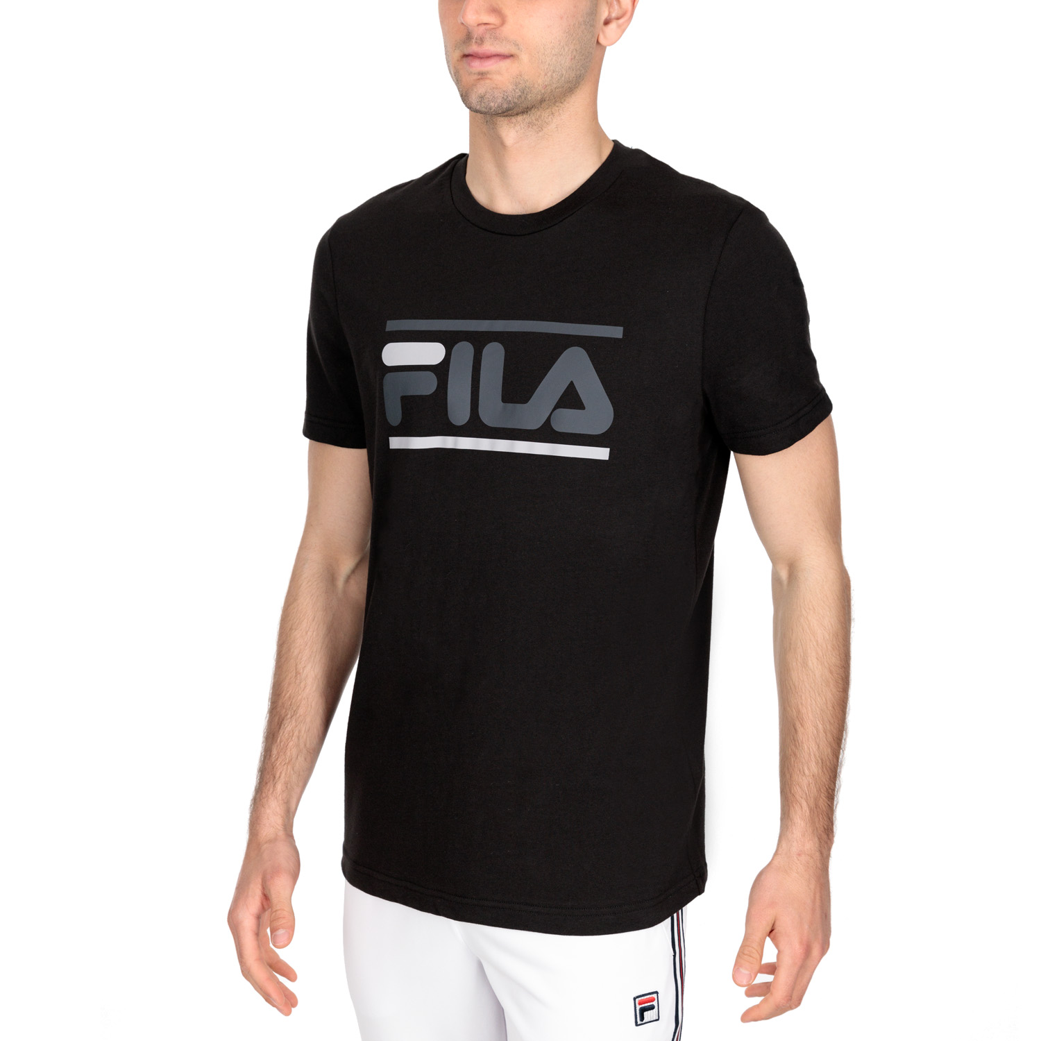 Fila Chris Men's Tennis T-Shirt Black - MisterTennis.com
