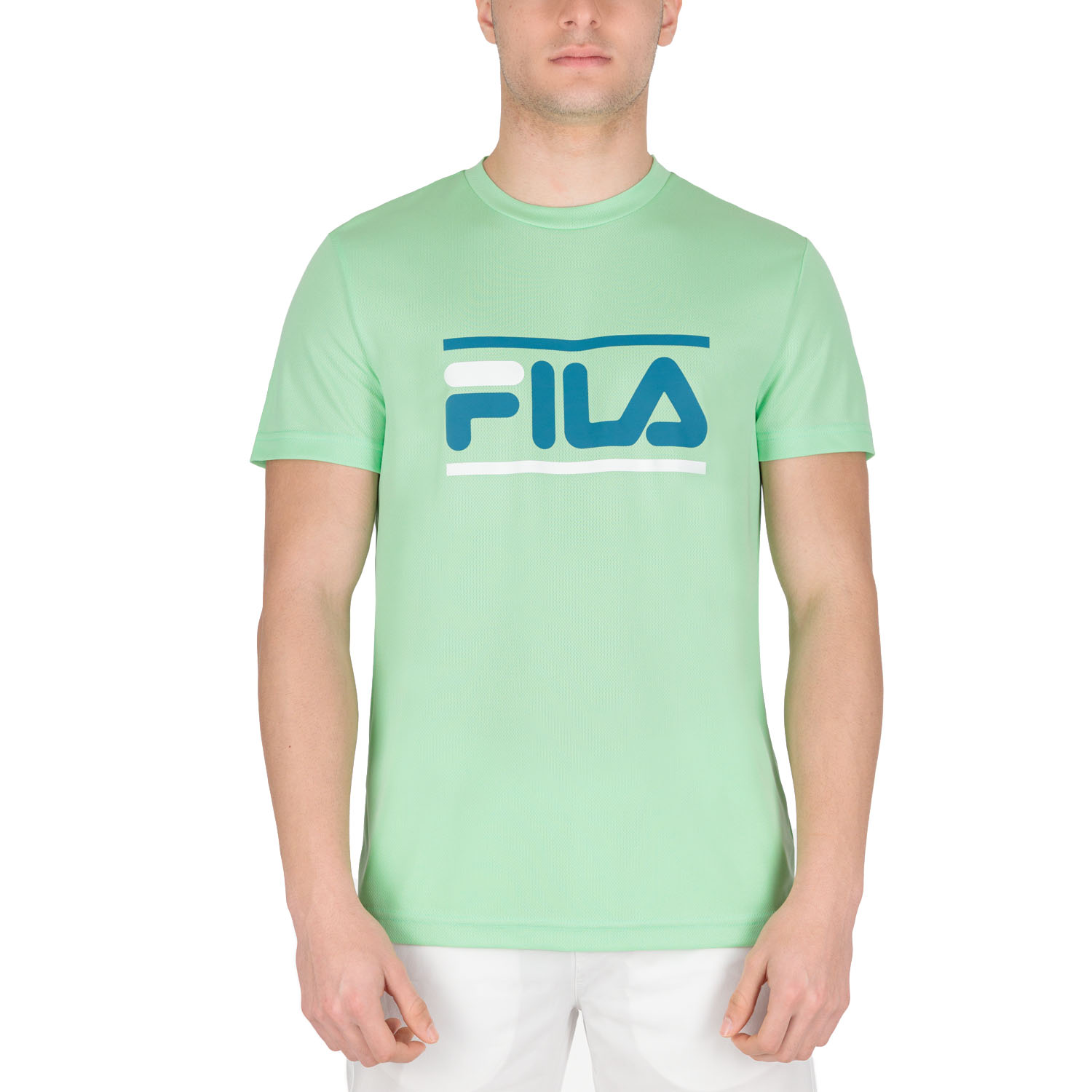 Fila Emilio Men s Tennis T Shirt Green Ash