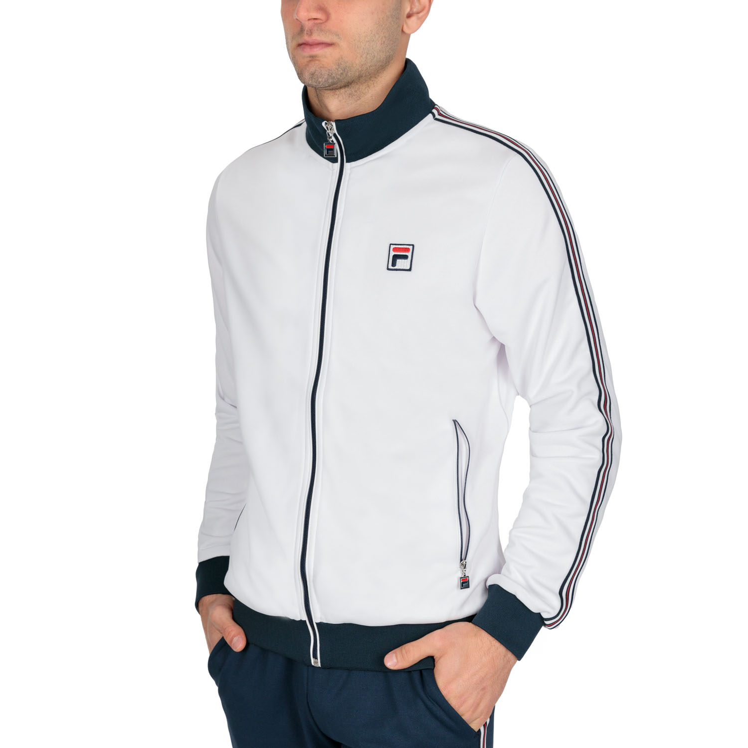 Fila Jake Men's Tennis Jacket White - MisterTennis.com