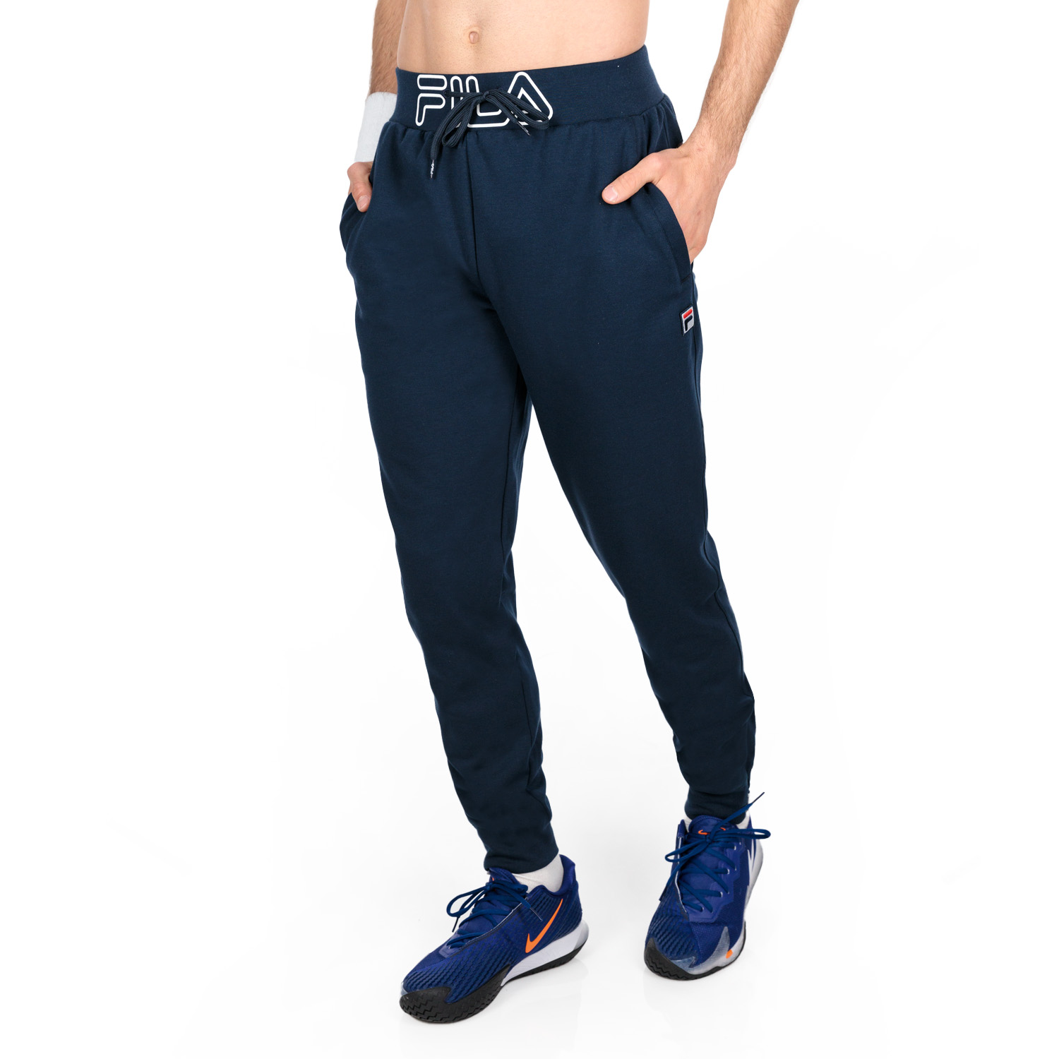 Fila Leo Men's Tennis Pants - Peacoat Blue