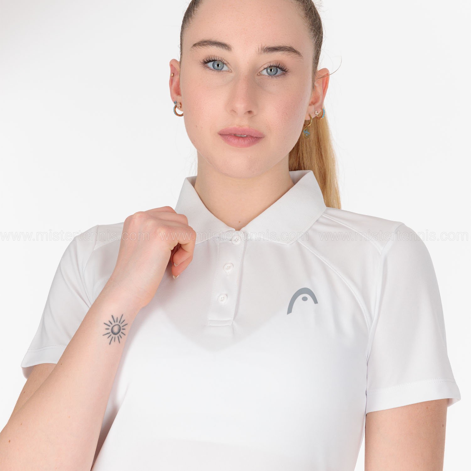 Head Club 22 Tech Polo - White