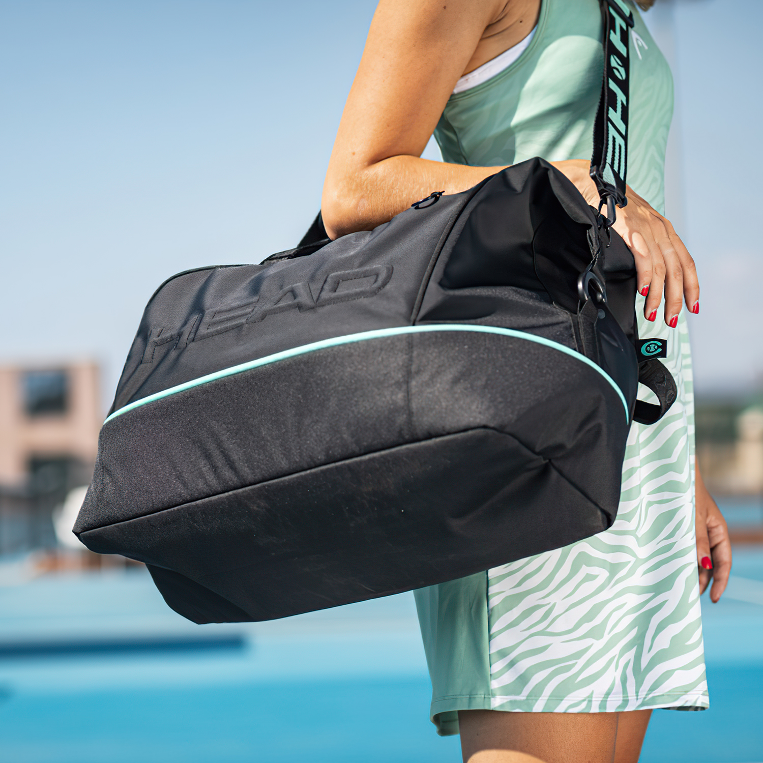 Coco Court Bag Head Coco Court Bag Black/Mint | Tennis Warehouse