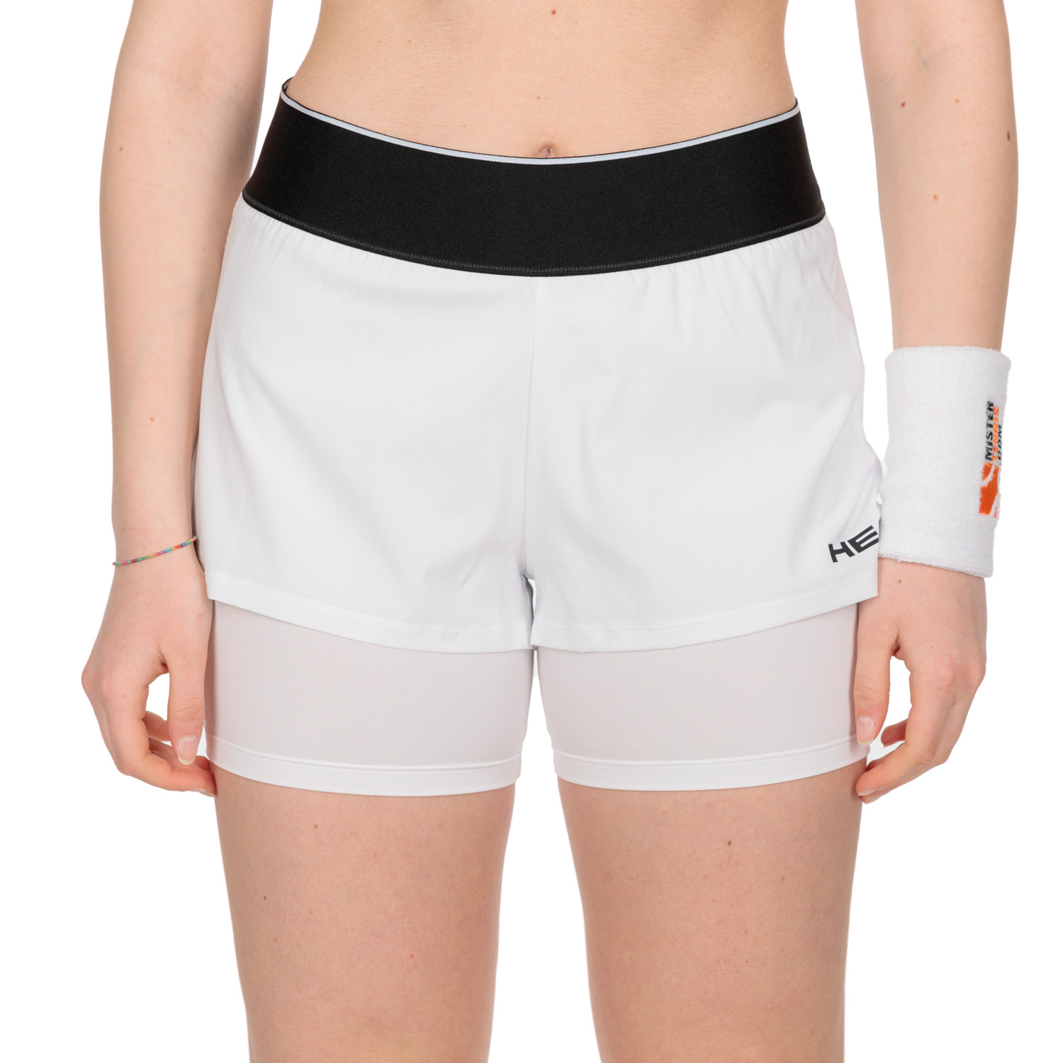 Head Dynamic 3.5in Pantaloncini da Tennis Donna - White