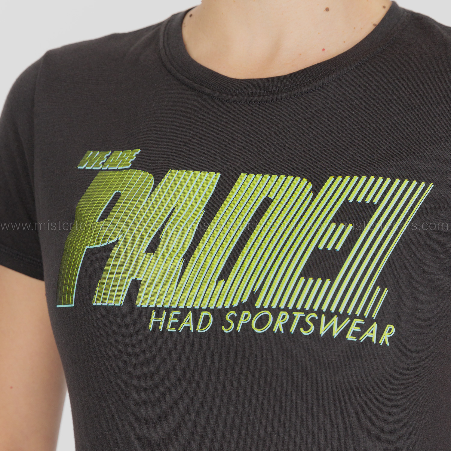 Head Logo Camiseta - Black