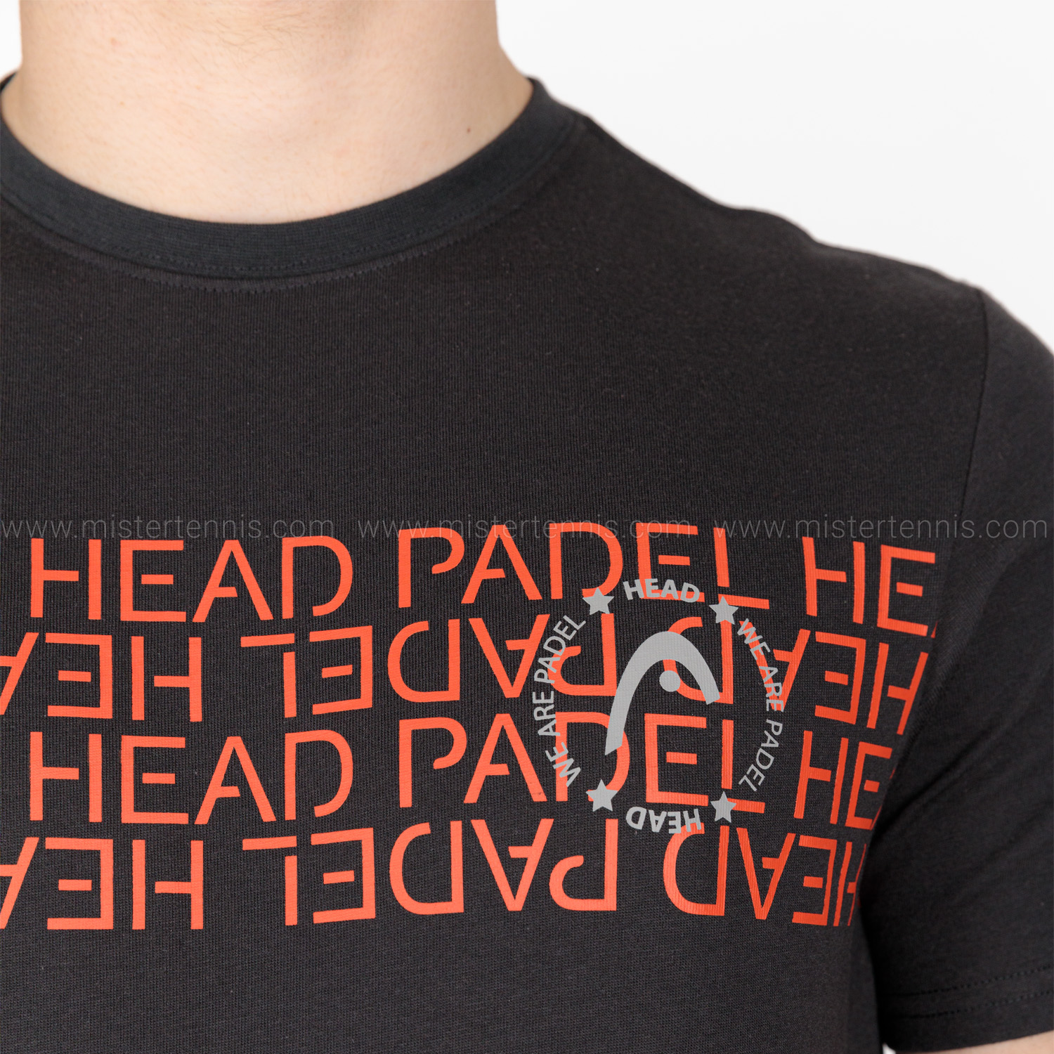 Head Logo Camiseta - Black