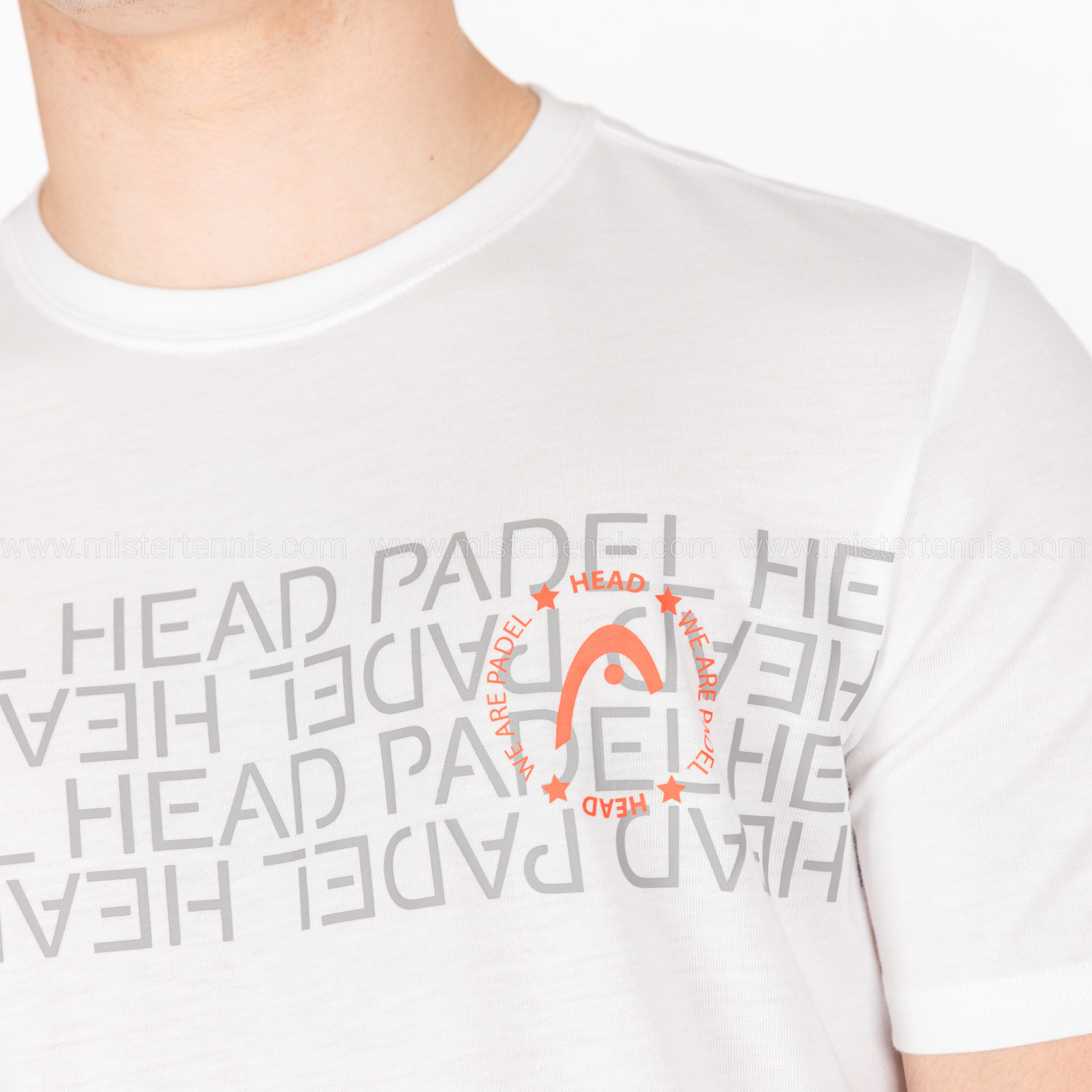 Head Logo Maglietta - White