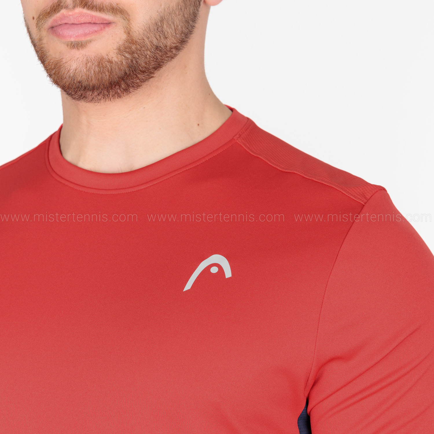 Head Slice Camiseta - Red/Dark Blue