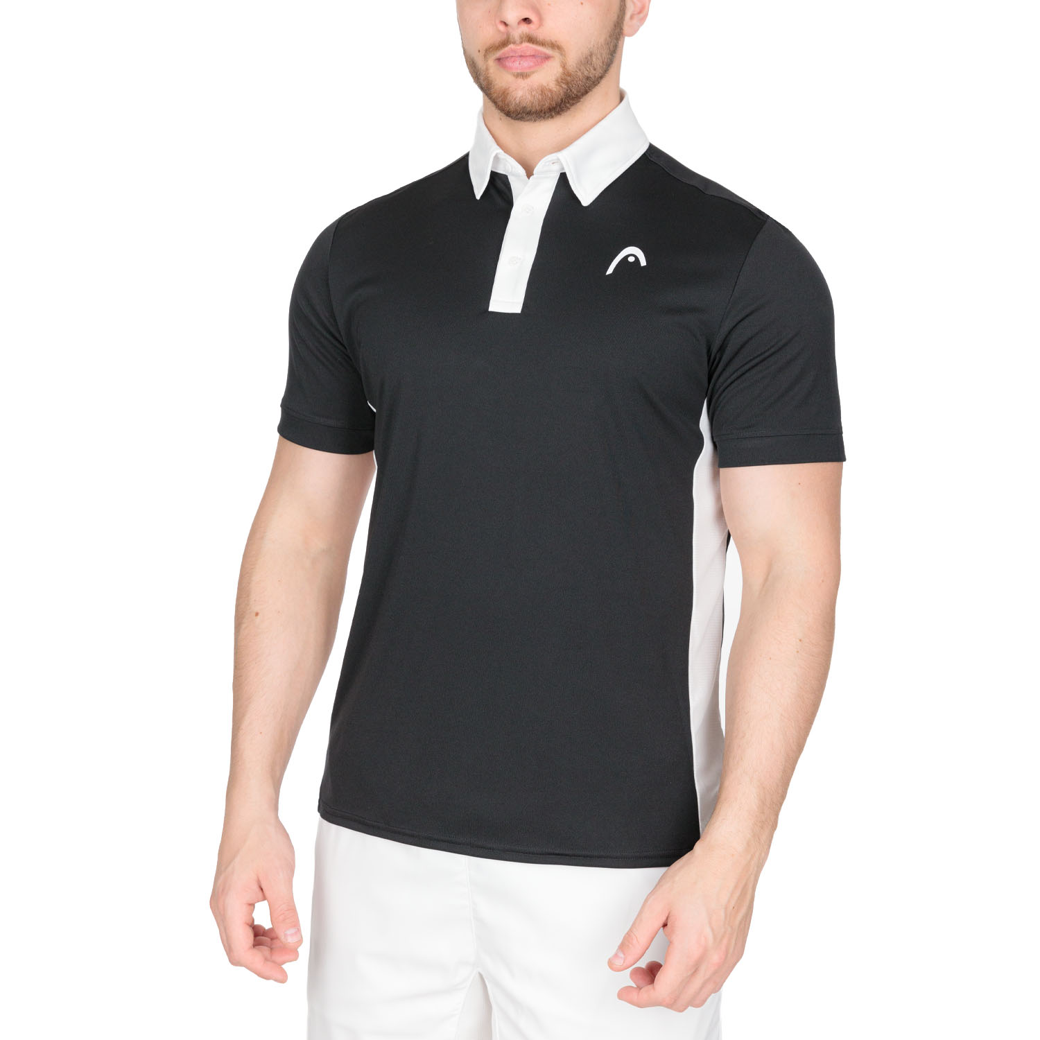 Head Slice Polo - Black/White