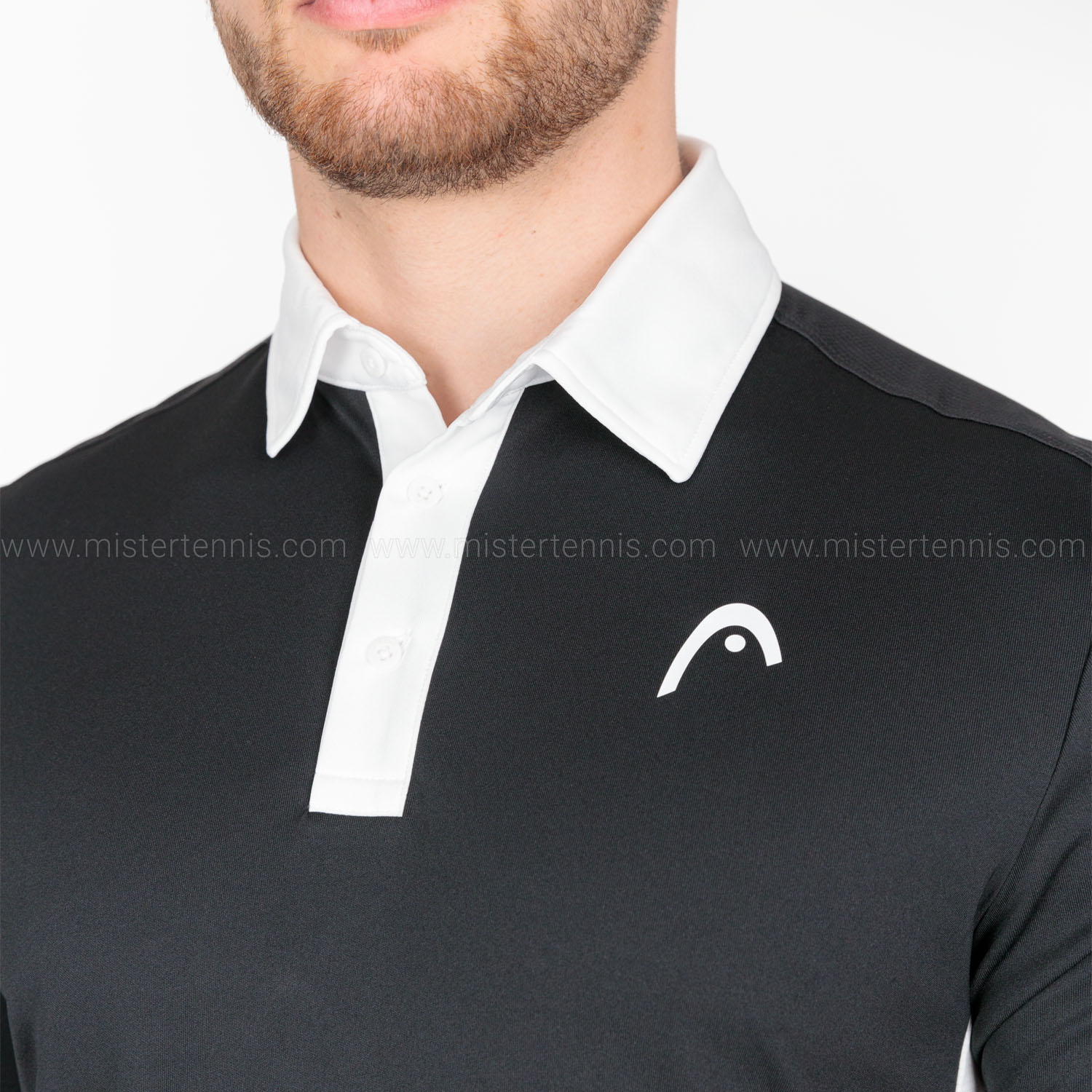 Head Slice Polo - Black/White