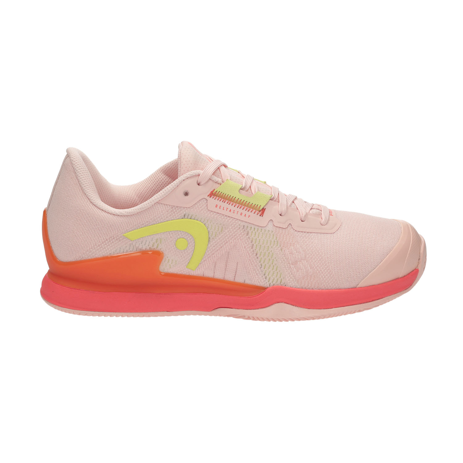 Head Sprint Pro 3.5 Clay Women's Tennis Shoes - Salmon/Lime