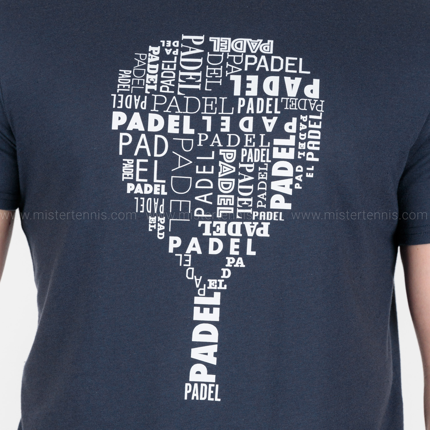 Head Typo Camiseta de Padel Hombre - Dark Blue