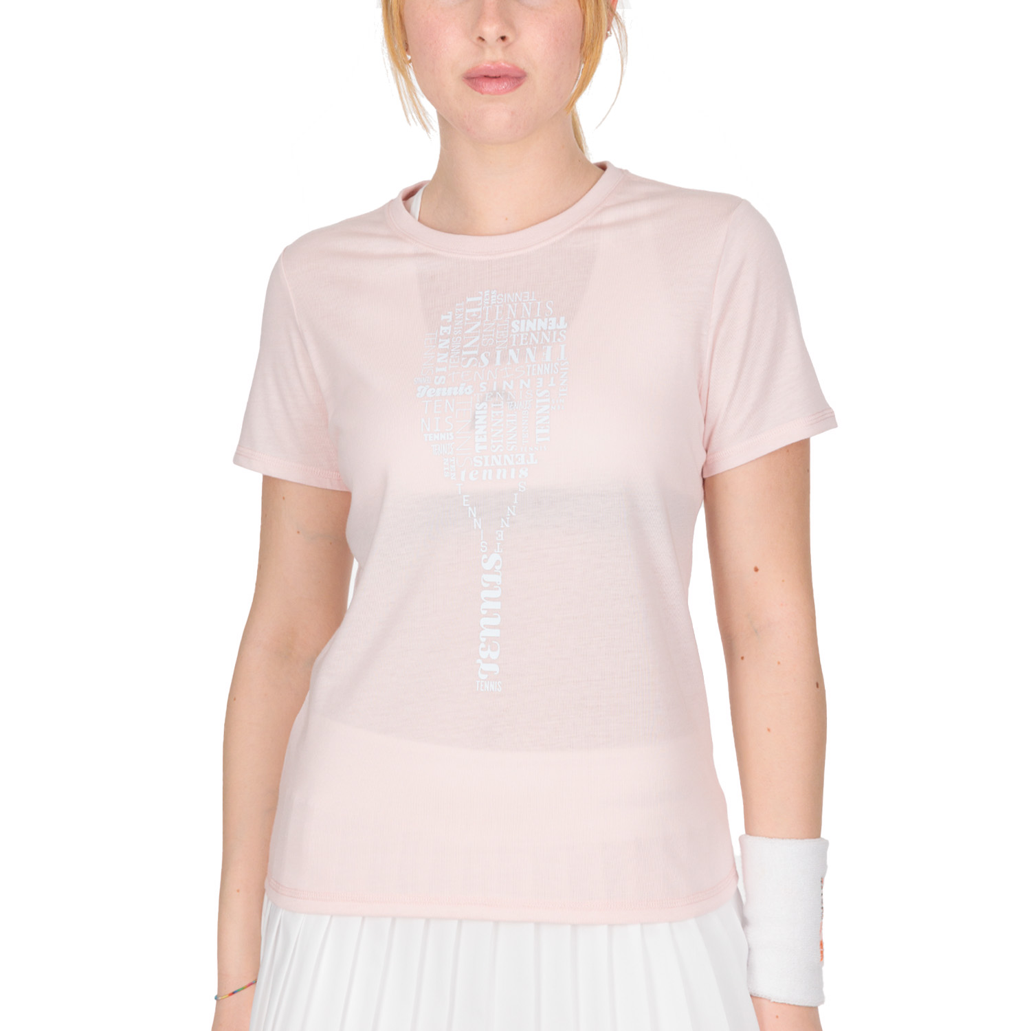 Head Typo Graphic Camiseta - Rose