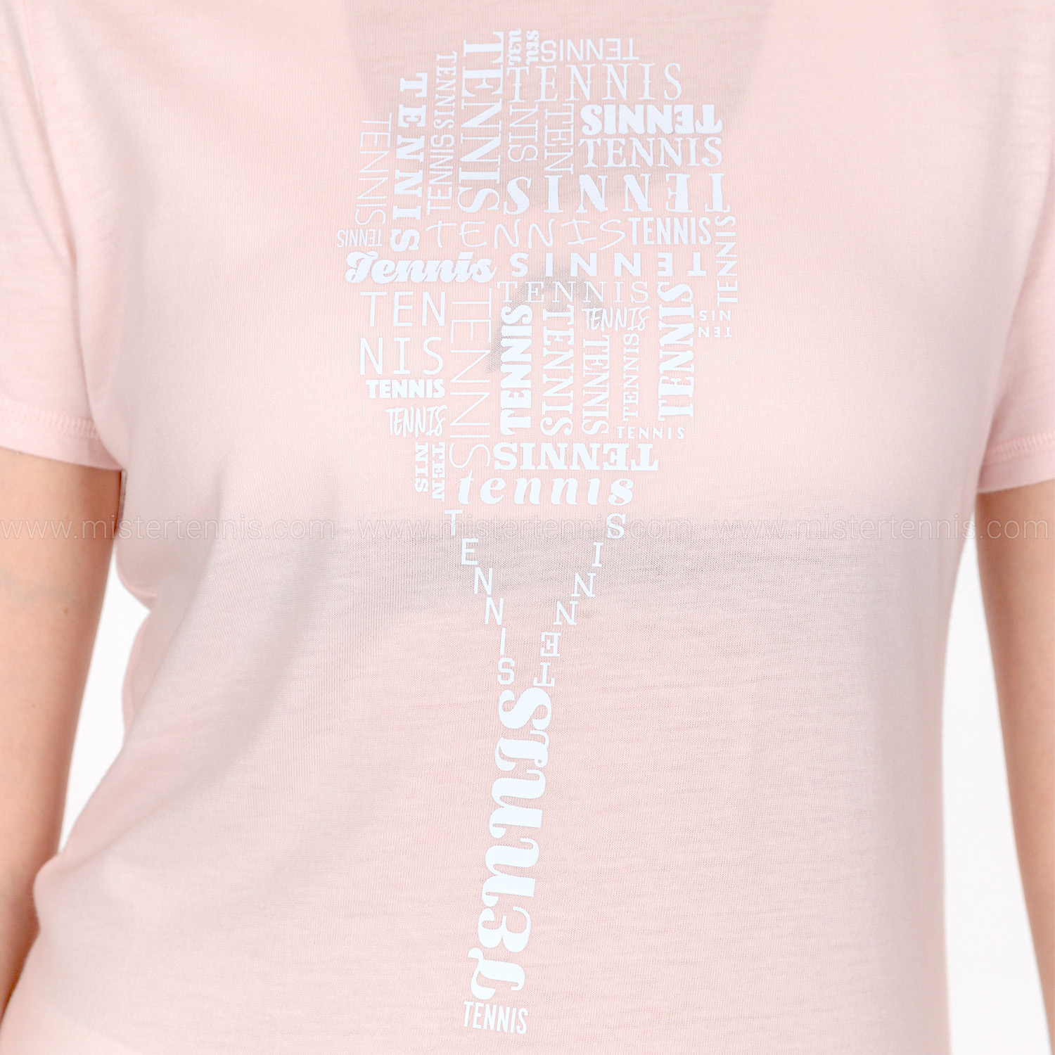 Head Typo Graphic Camiseta - Rose
