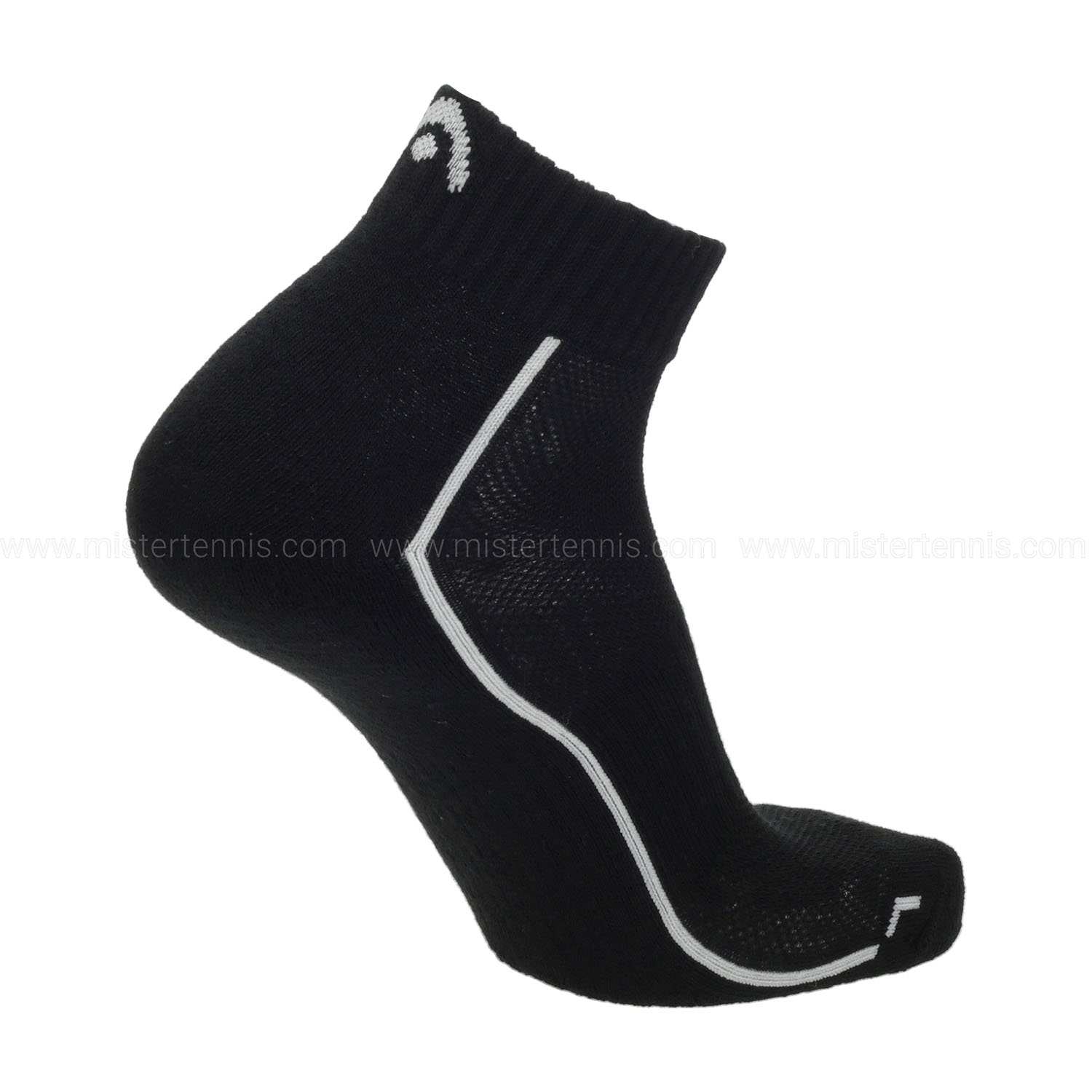 Head Stripe x 2 Calcetines de Tenis - Black/White