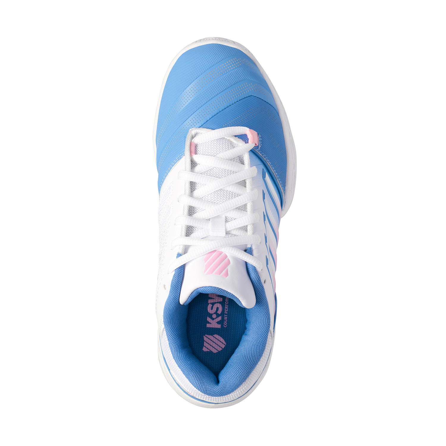 K-Swiss Bigshot Light 4 Women's Tennis Shoes Silver/Lake Blue