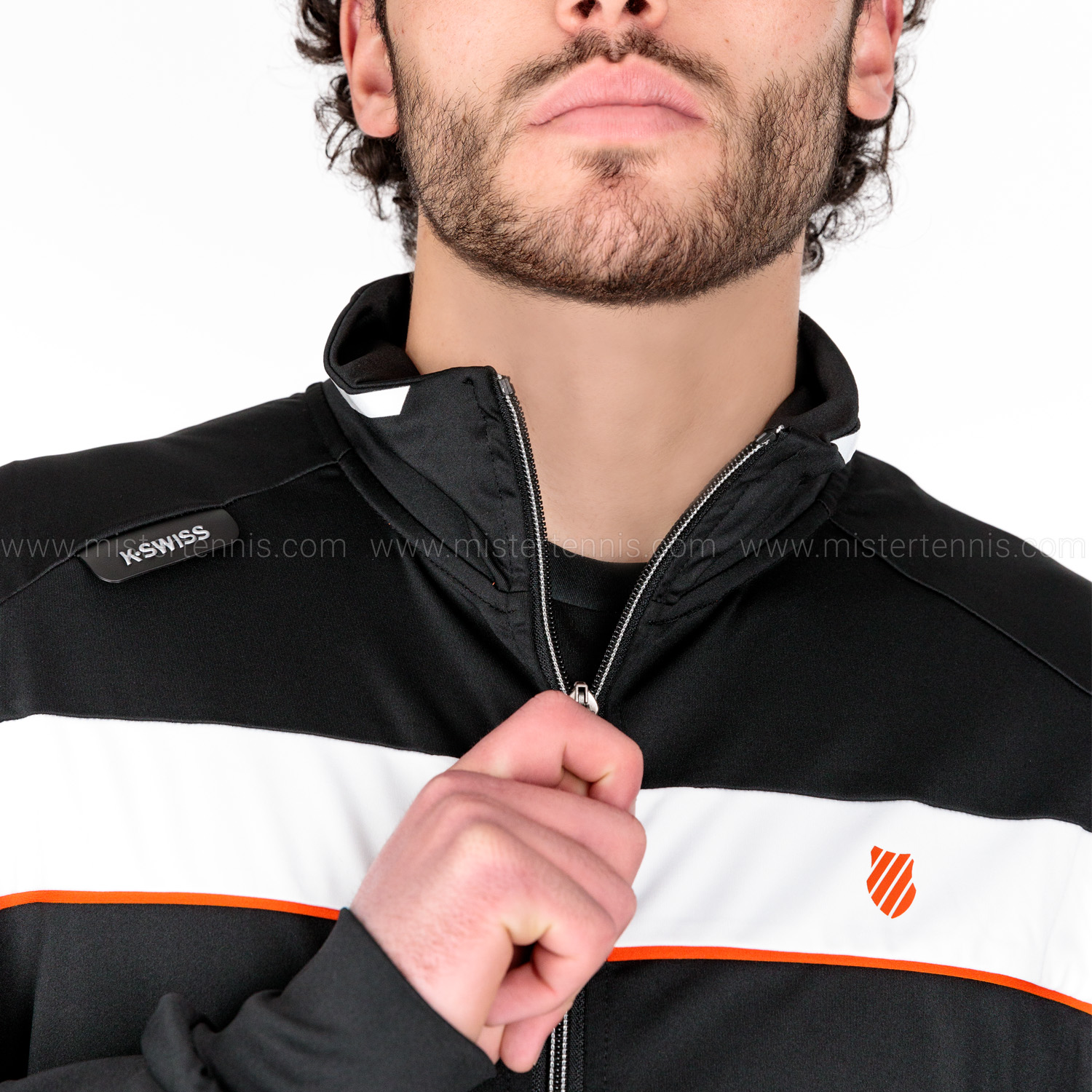 K Swiss Hypercourt 4 Men s Tennis Jacket Jet Black White
