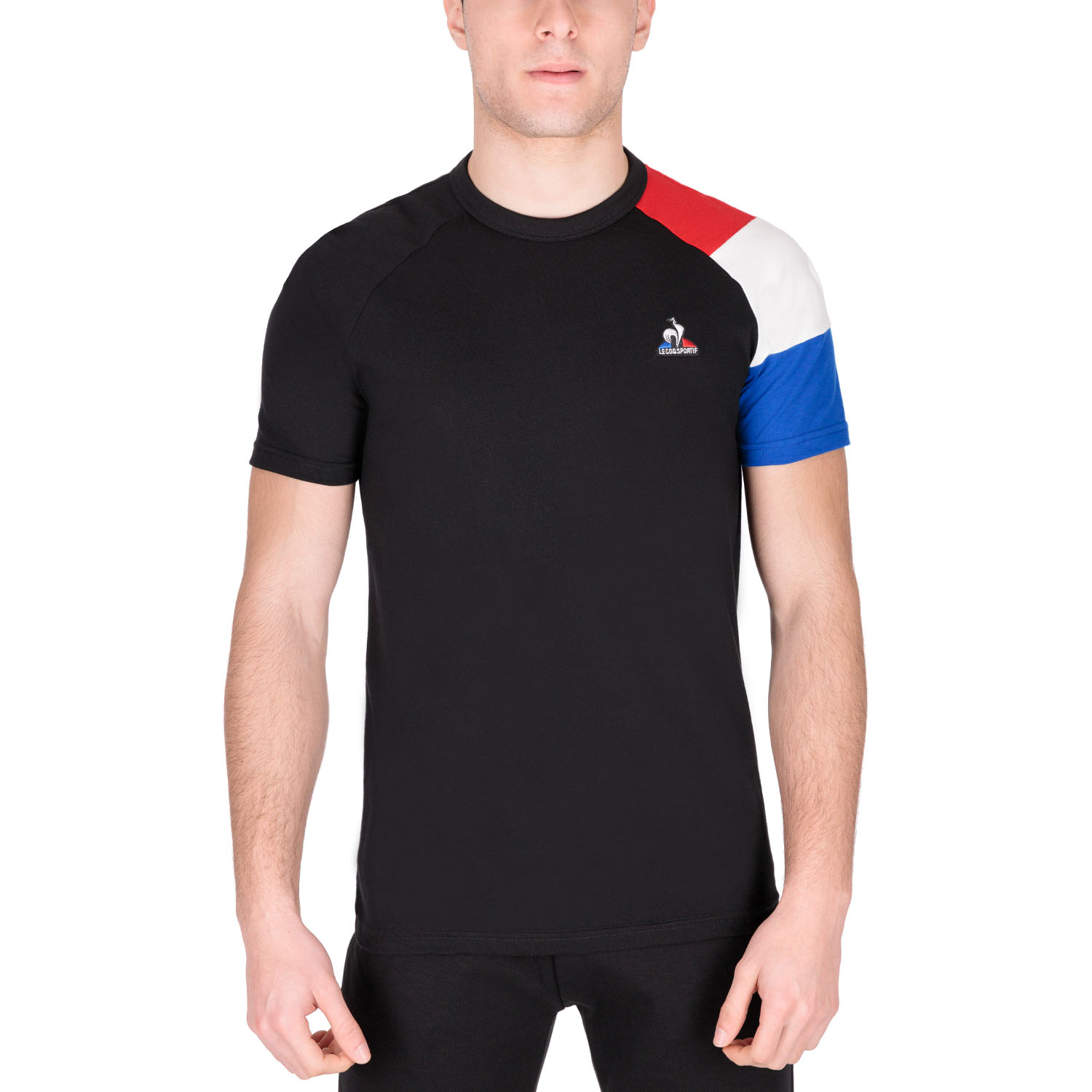 Le Coq Sportif Essentiels Men's Tennis T-Shirt - Black