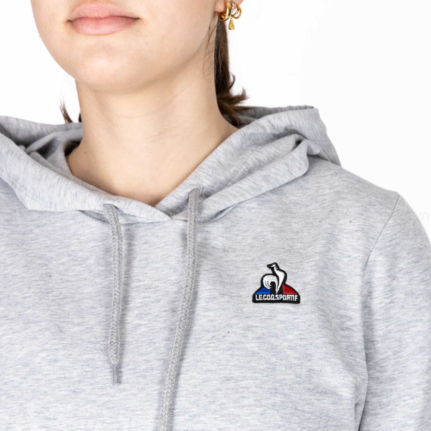 Le Coq Sportif Essentiels Hoodie - Gris Chine Clair