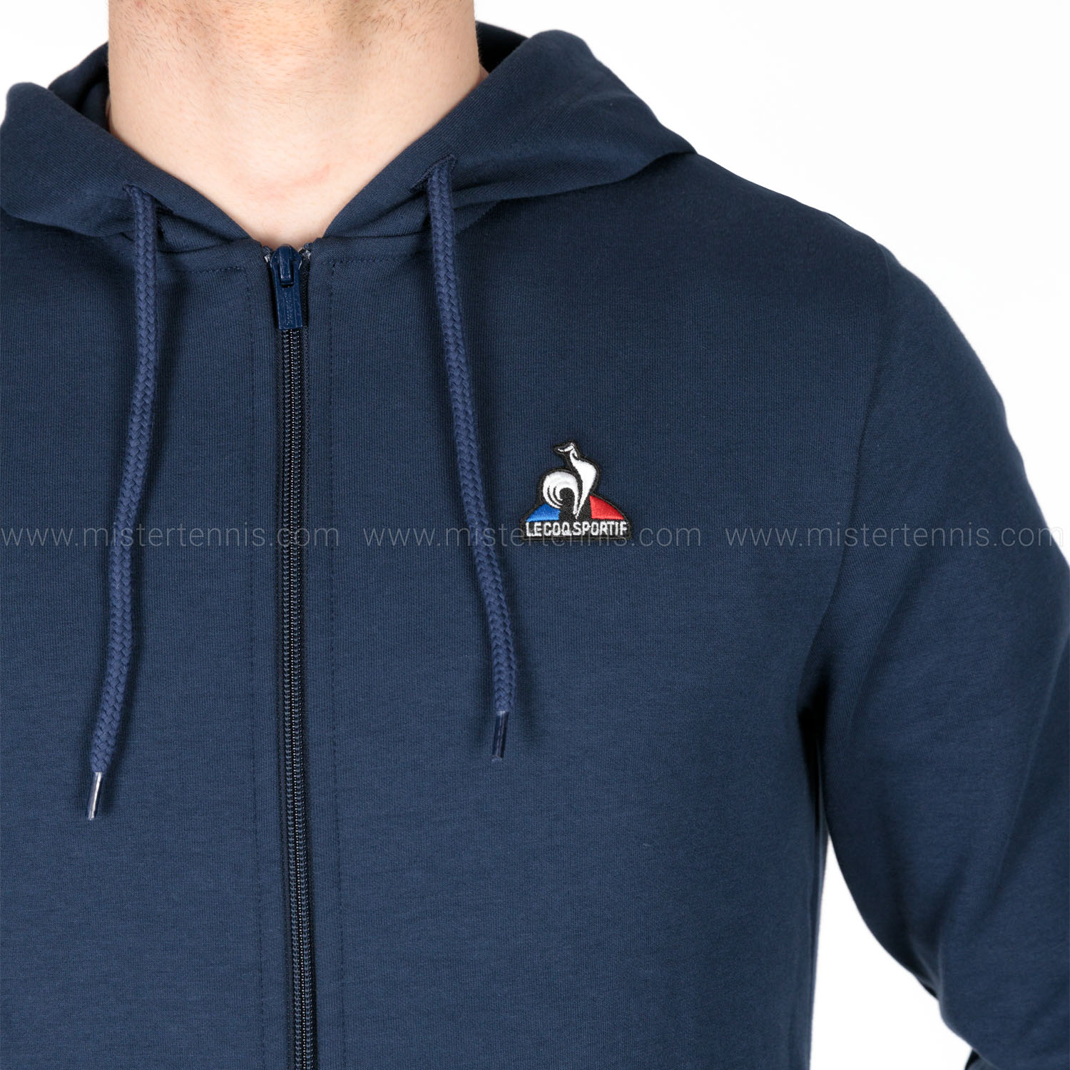 Sudadera con cremallera Essentials de Le Coq Sportif - Azul – Footkorner