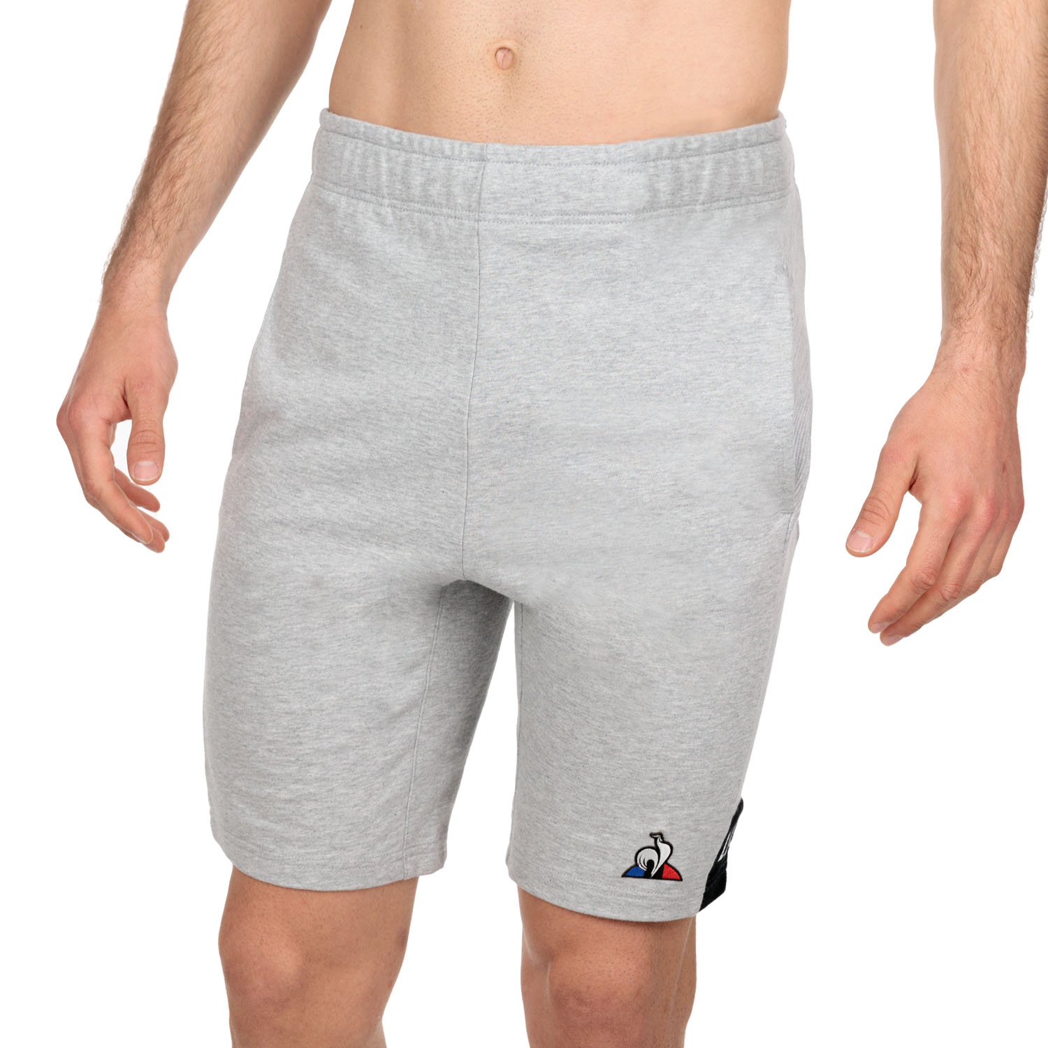 Le Coq Sportif Essentiels Bar 9in Shorts - Gris/Chine Clair