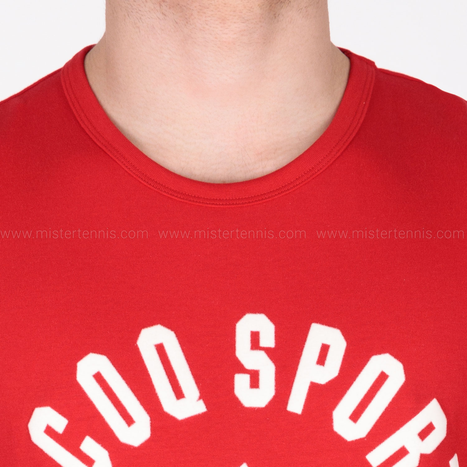 Le Coq Sportif Graphic T-Shirt - Rouge Electro/New Optical White