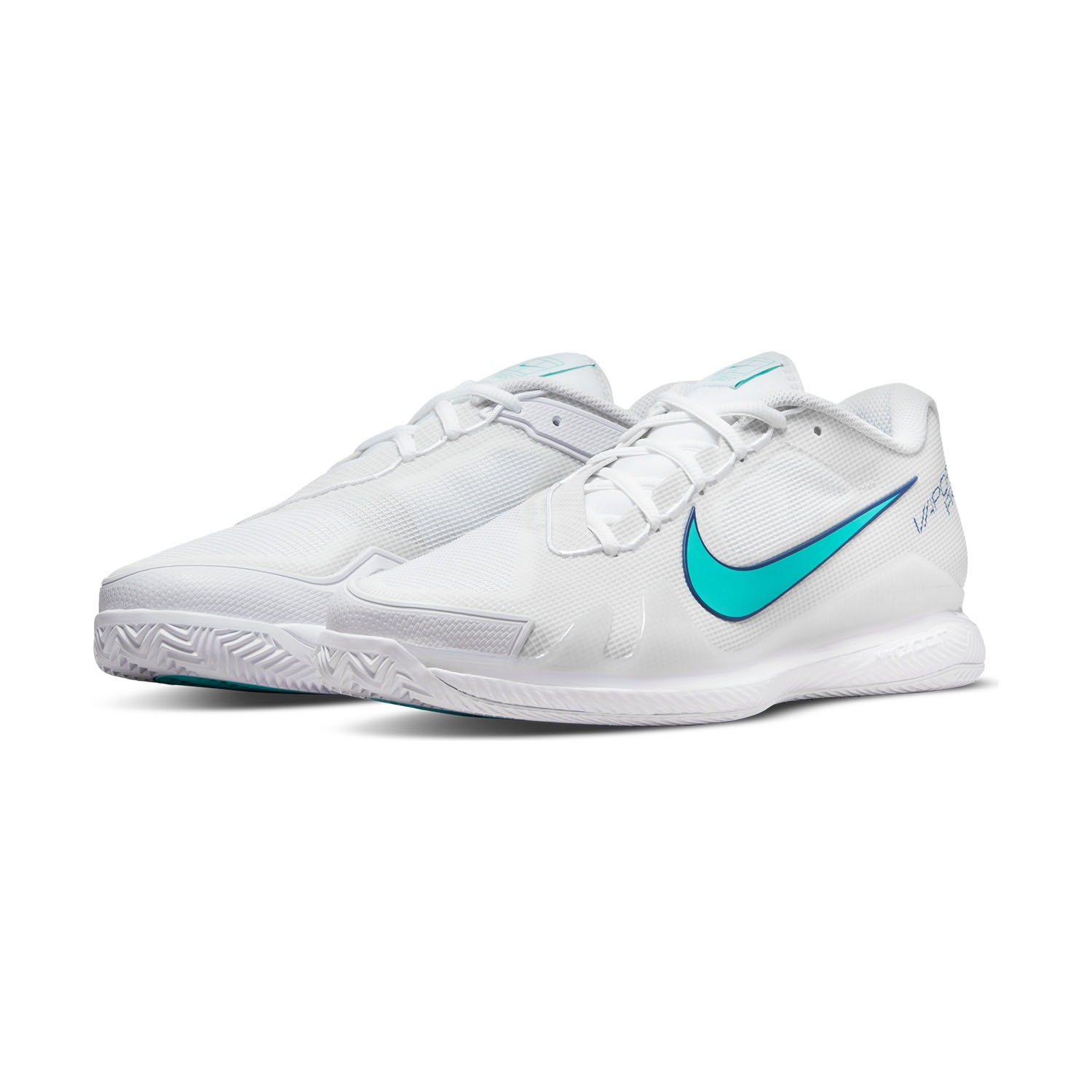 Nike Court Air Zoom Vapor Pro Clay - White/Dynamic Turquoise/Light Bone
