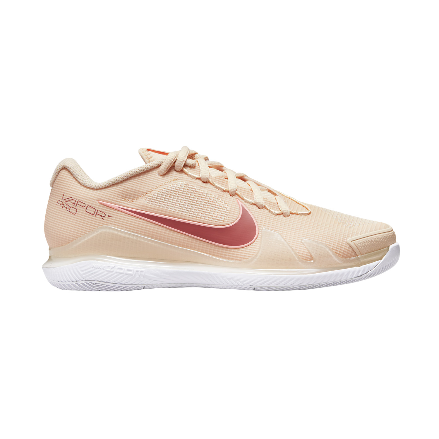 nike air zoom donna tennis كلامب ميتر Nike Court Air Zoom Vapor Pro HC - Pearl White/Canyon Rust/White كلامب ميتر