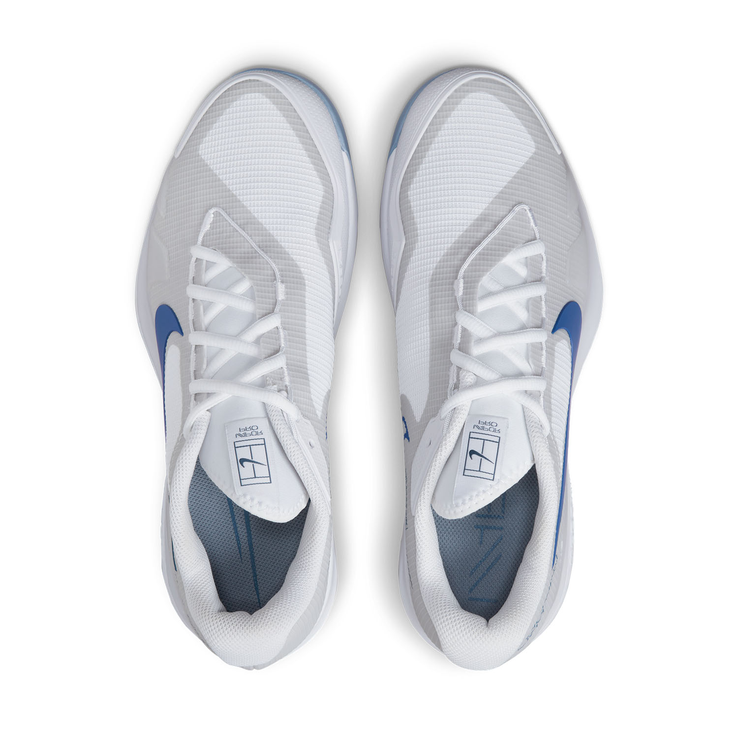 Nike Court Air Zoom Vapor Pro HC - White/Mystic Navy/Ashen Slate/Grey Fog