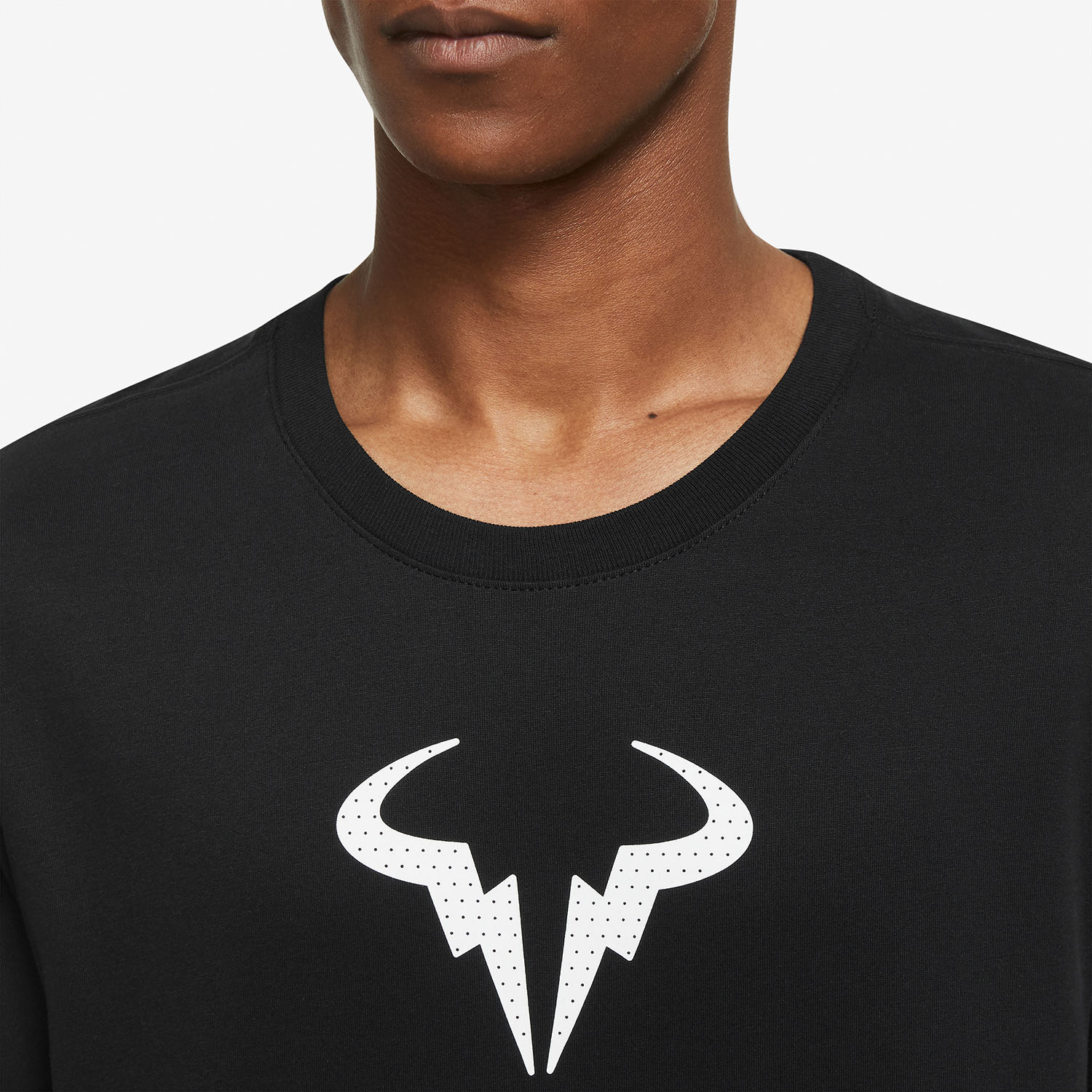 Nike Court Rafa Men's Tennis T-Shirt - Black/White