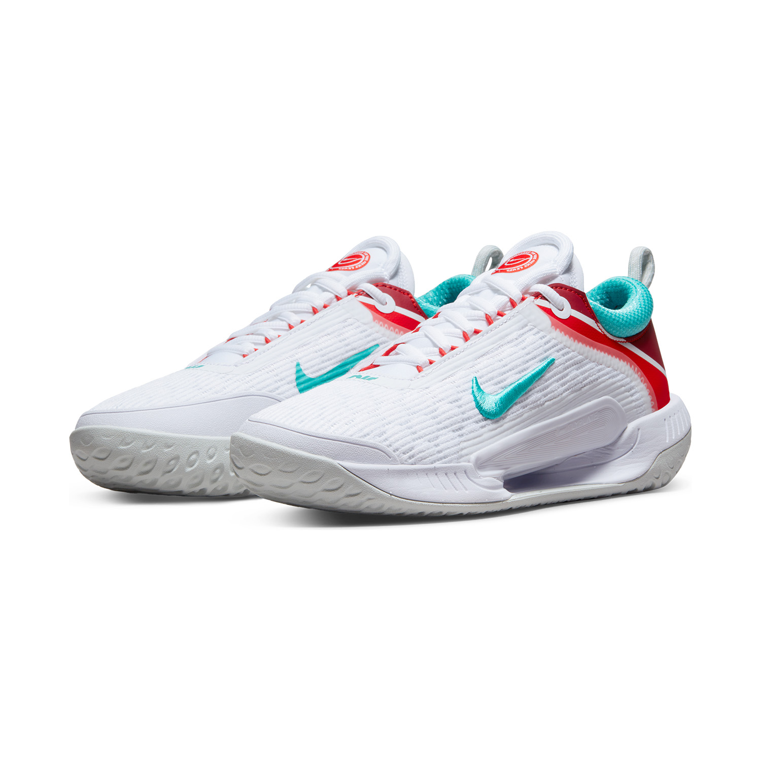 Nike Court Zoom NXT Women's Tennis Shoes - White/Washed Teal