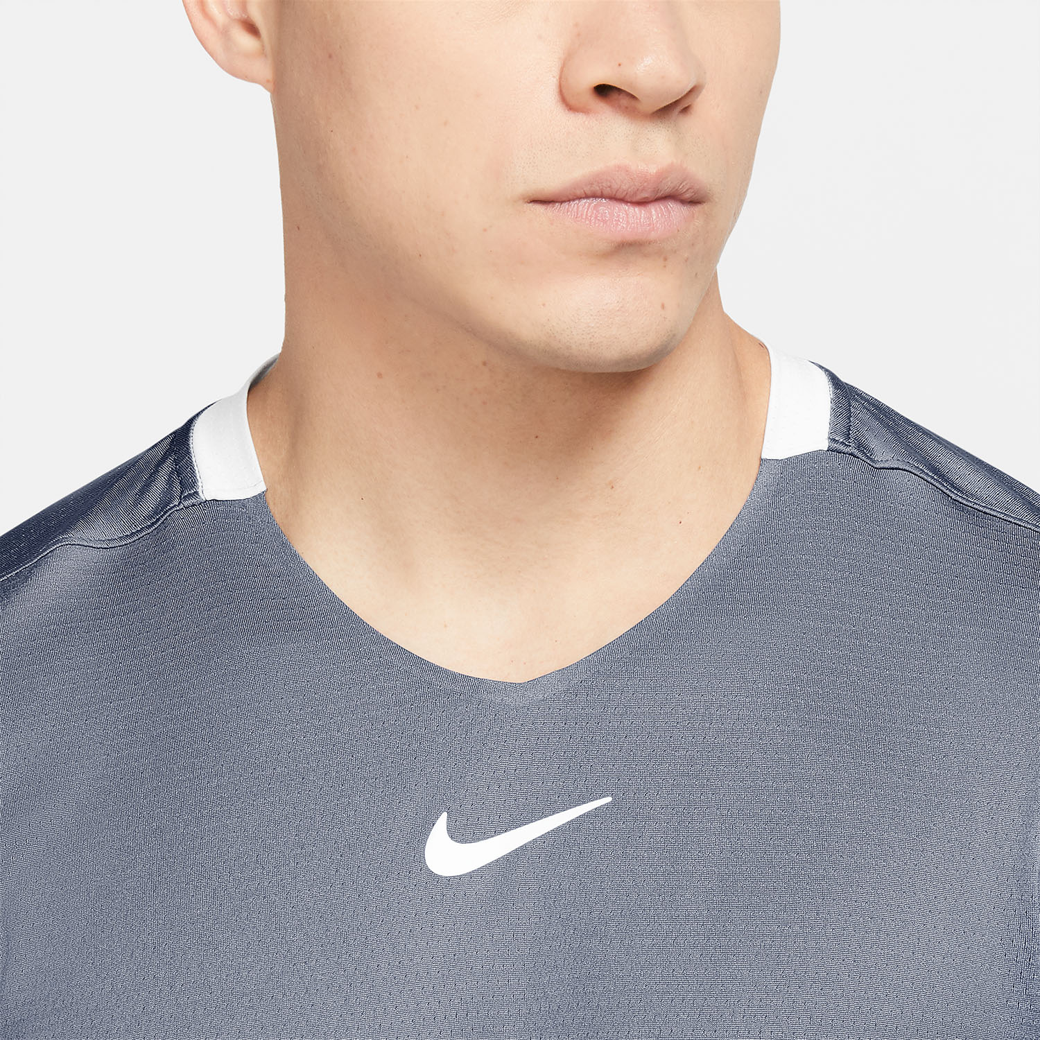 Nike Dri-FIT Advantage T-Shirt - Ashen Slate/White