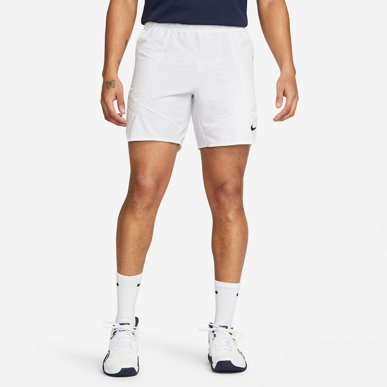 Nike Dri-FIT Advantage 7in Pantaloncini - White/Black