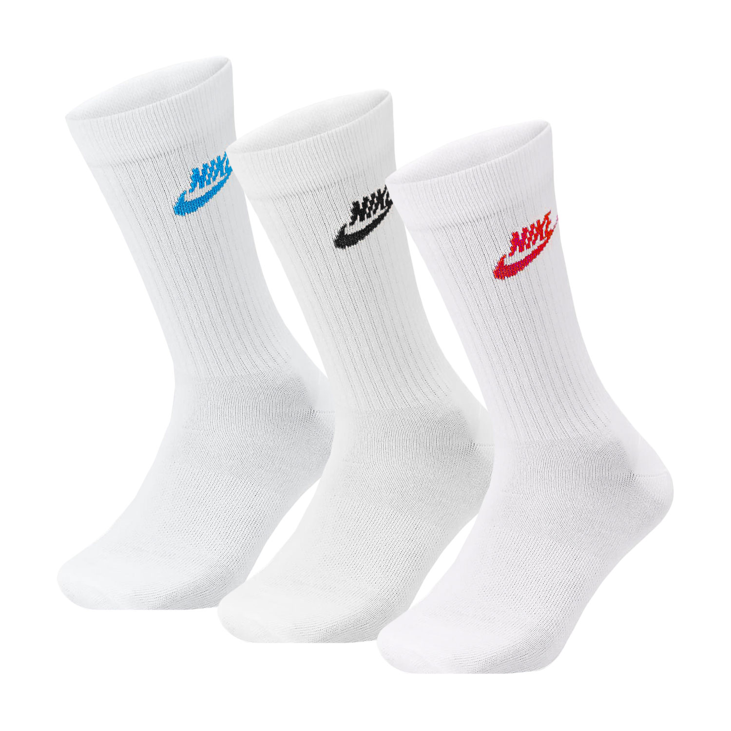 Incierto En necesidad de Hassy Nike Everyday Essential Logo x 3 Calcetines Tenis - Multi Color