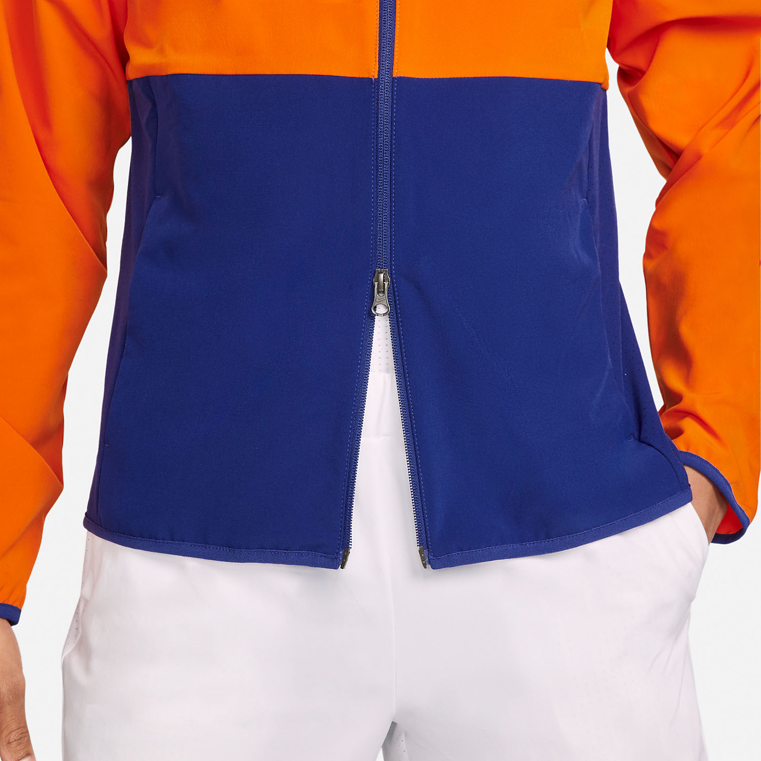 Nike Rafa Logo Men's Tennis Jacket - Magma Orange