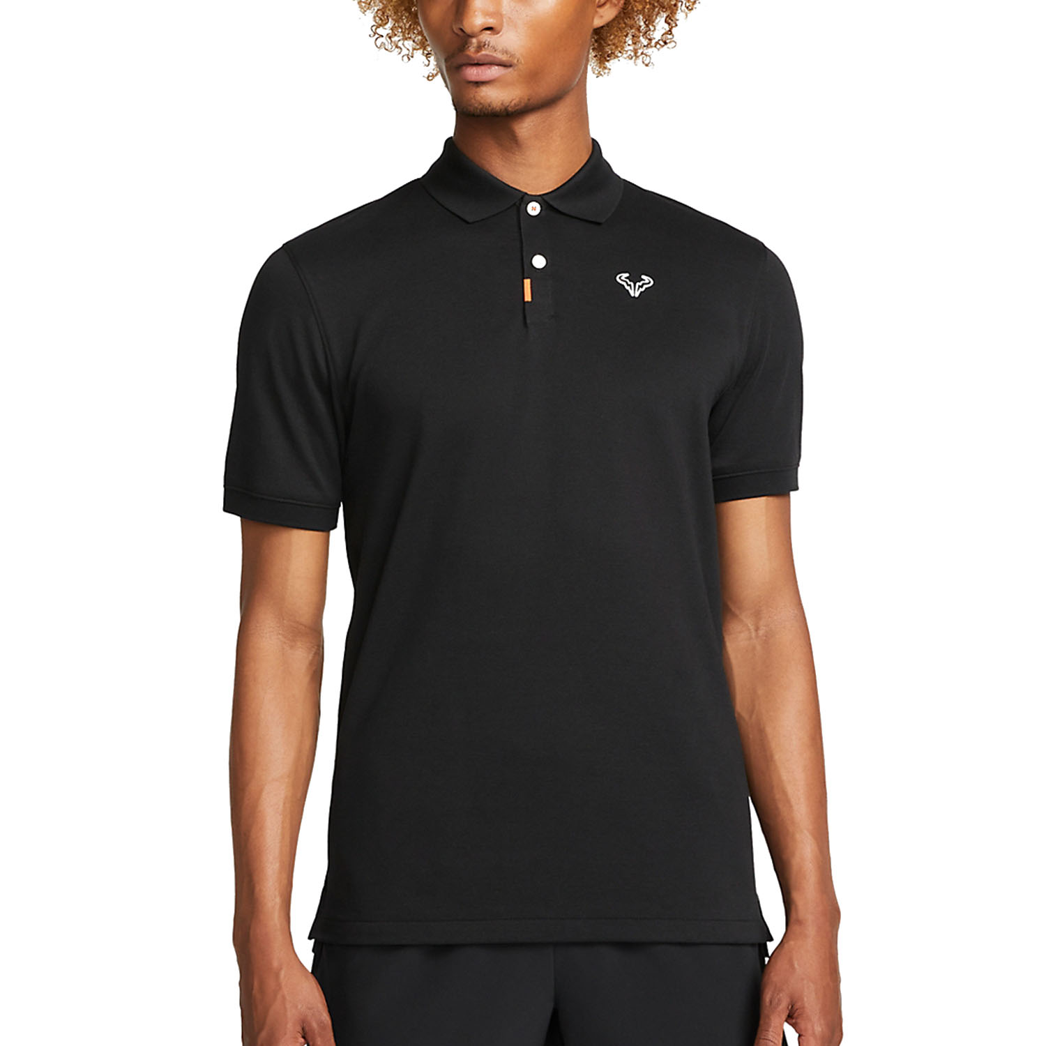 Nike Rafa Logo Polo - Black/White