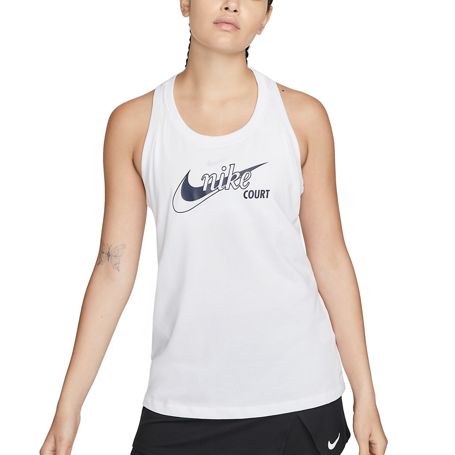 Nike Swoosh Top de Tenis Mujer White - MisterTennis.com