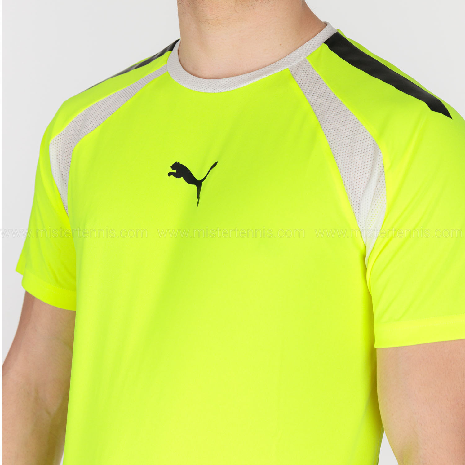 Puma teamLIGA Maglietta da Padel Uomo Yellow Alert Black