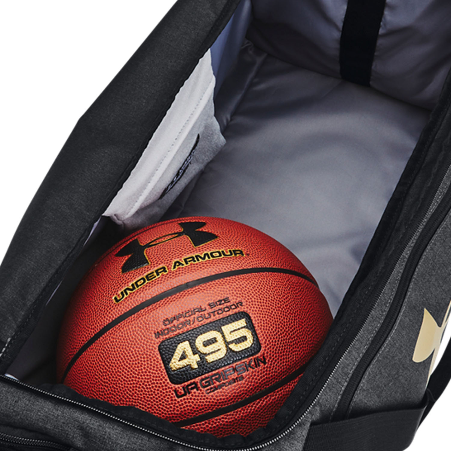 Under Armour Undeniable 5.0 Medium Duffle - Black/Metallic Gold