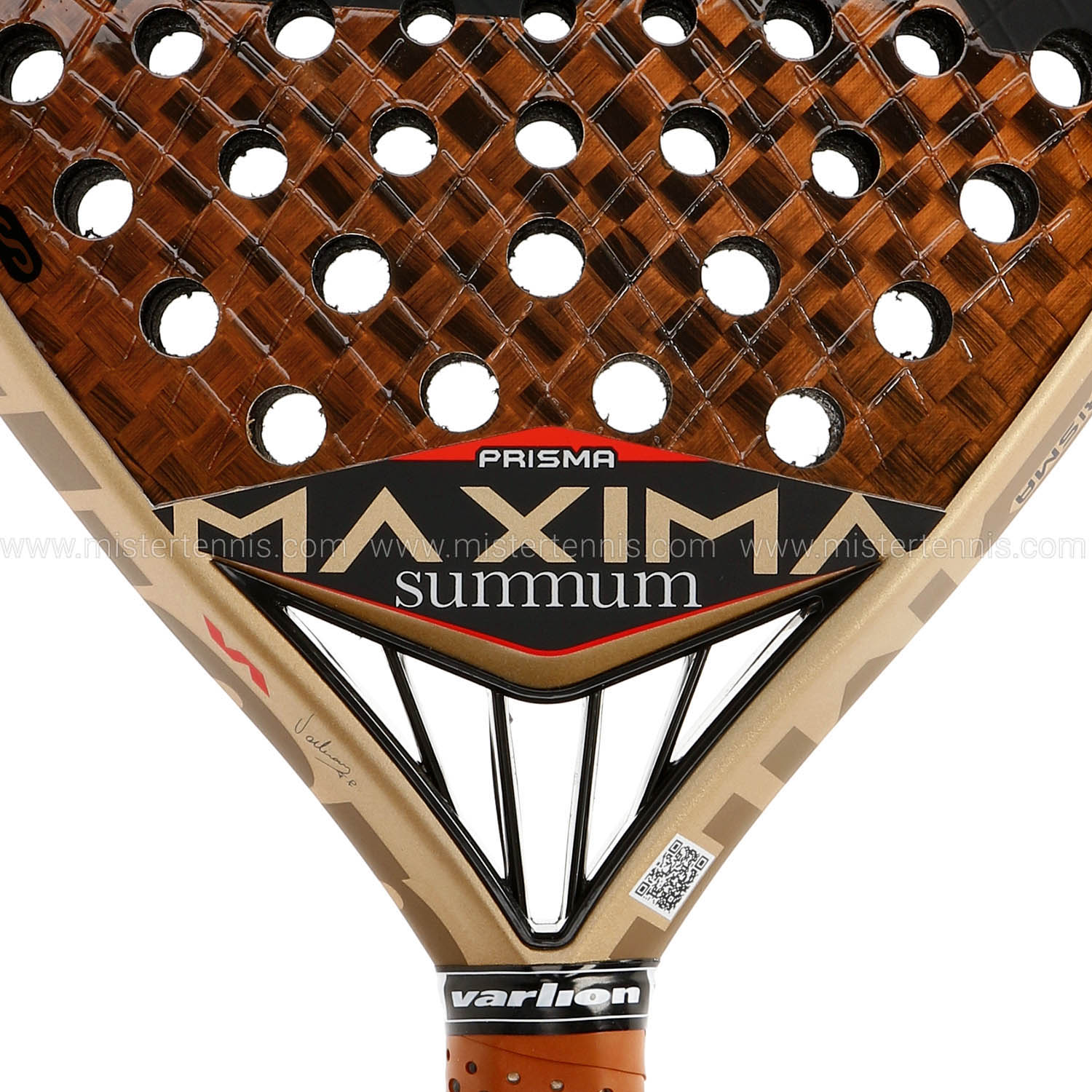Varlion Maxima Summum Prisma S Padel Racket - Gold/Black